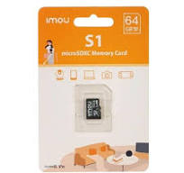  IMOU Carte Mémoire - MicroSD - 64GO- CLASSE 10