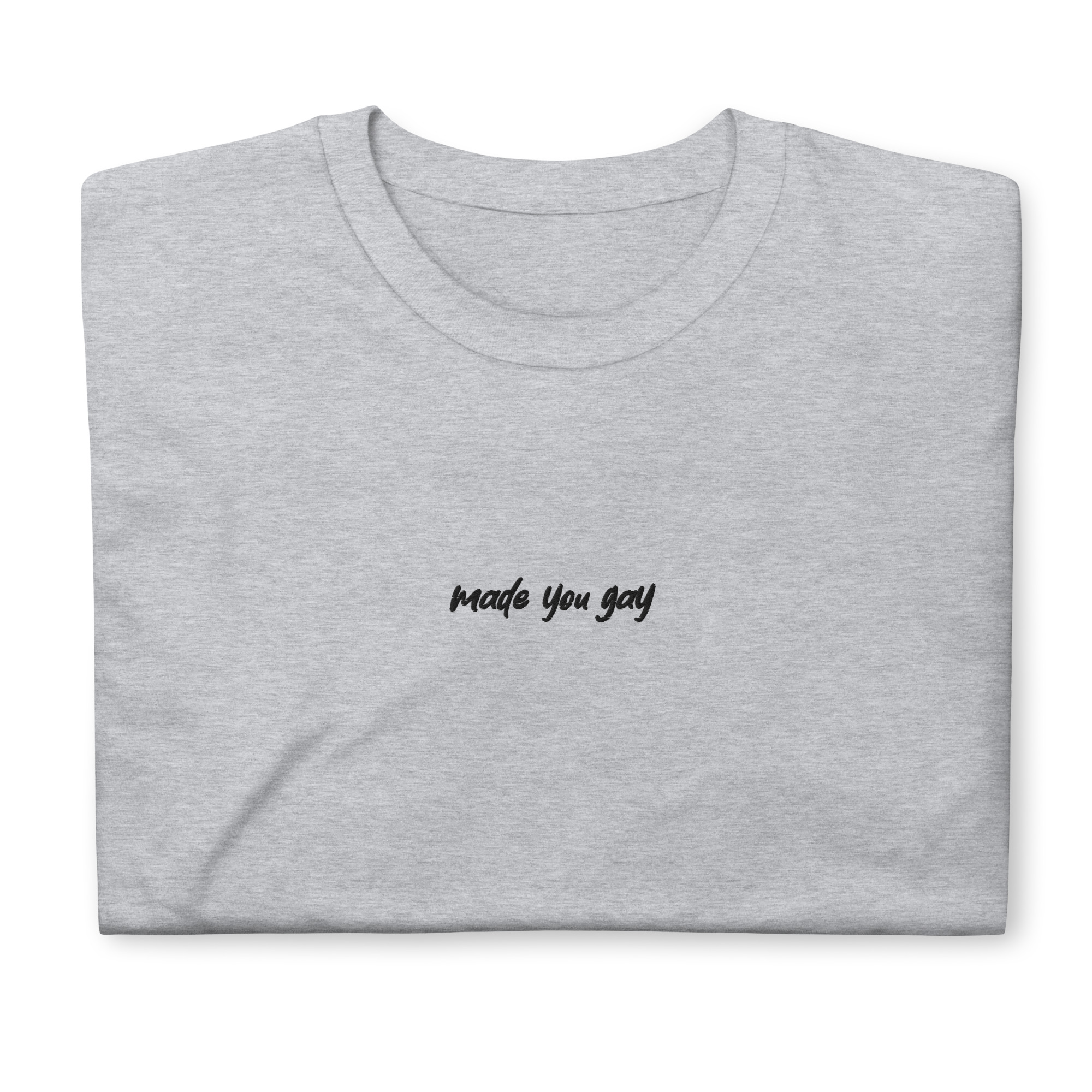 Embroidered Funny Quote T-Shirt