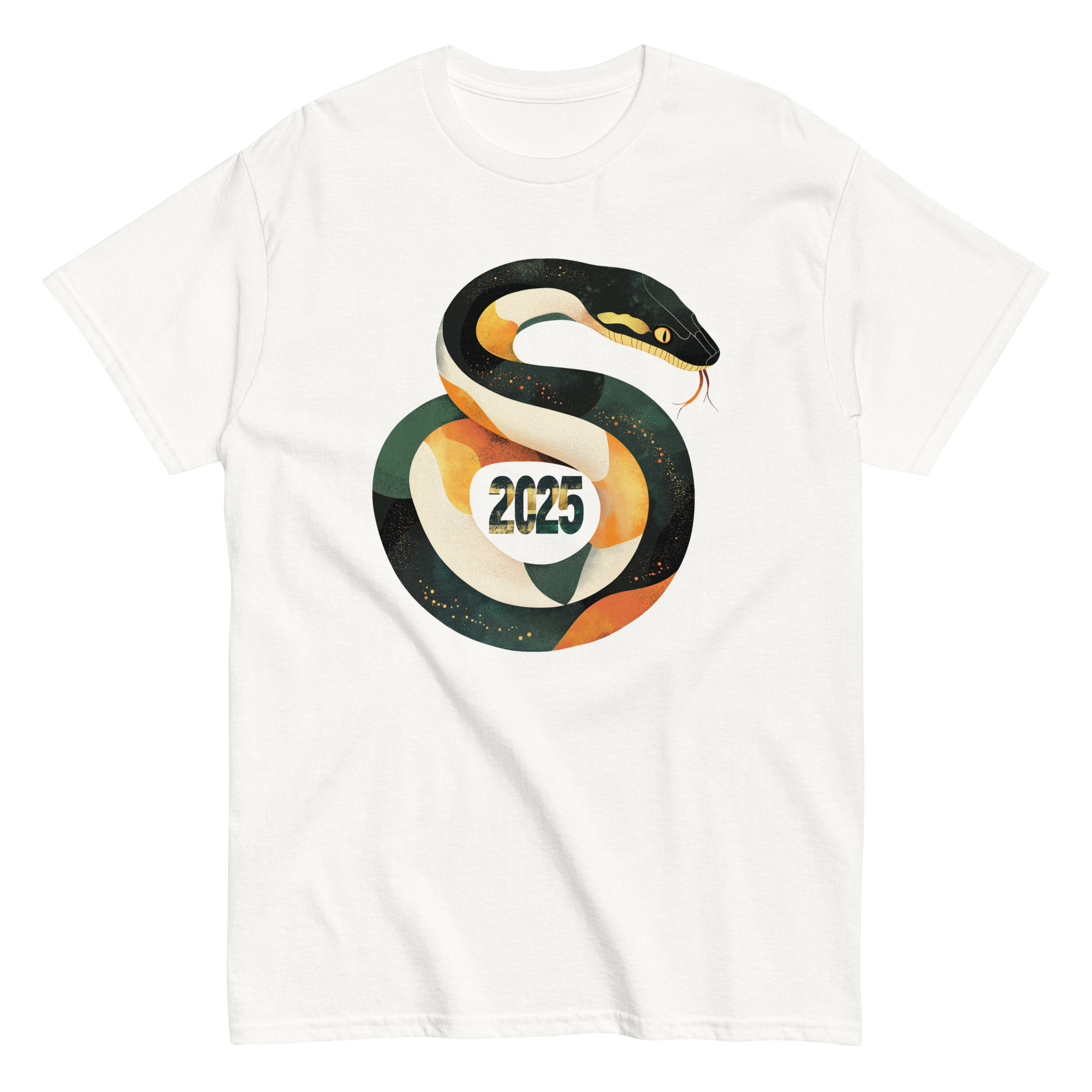 Happy 2025 Year of the Snake Print T-Shirt