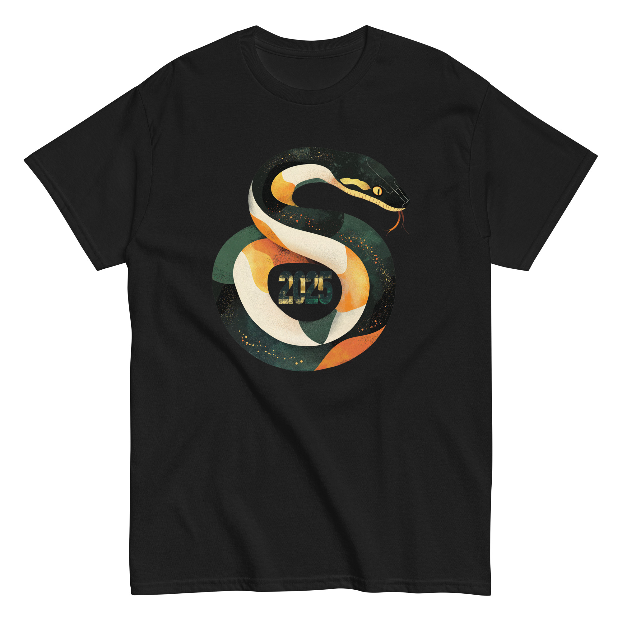 Happy 2025 Year of the Snake Print T-Shirt