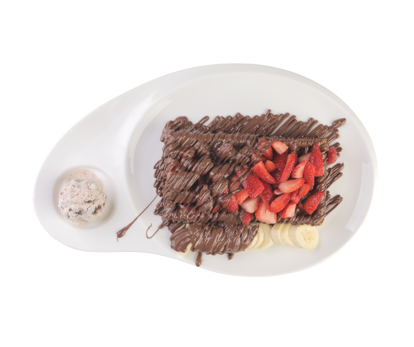 Nutella & Fruits Waffle 