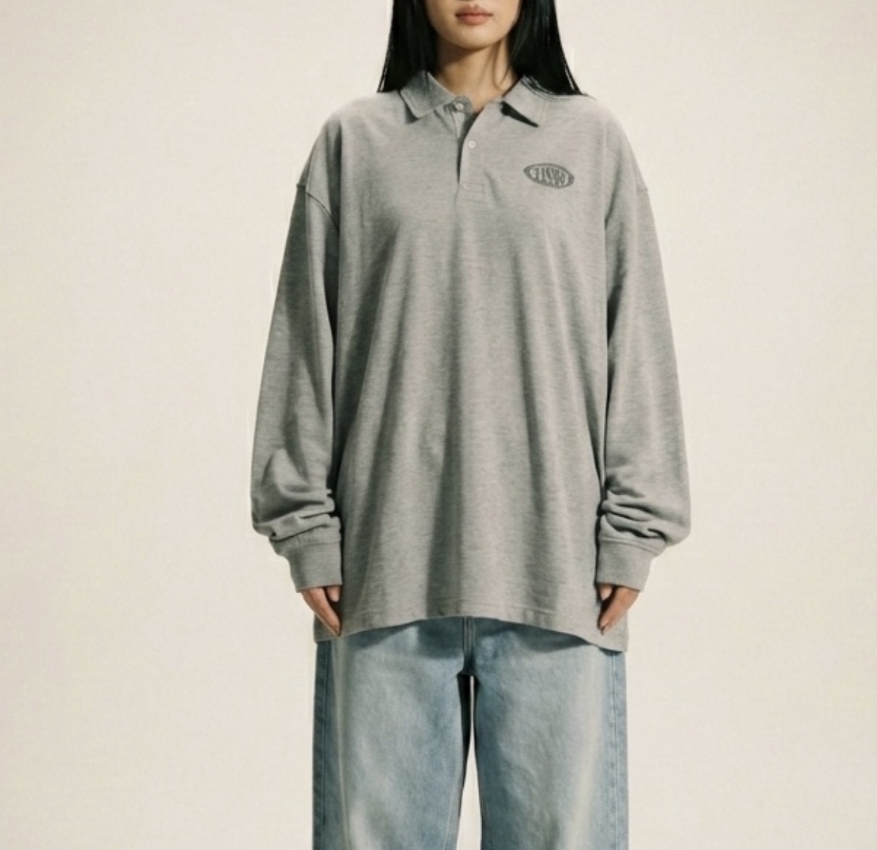 Long sleeves gray shirt OS