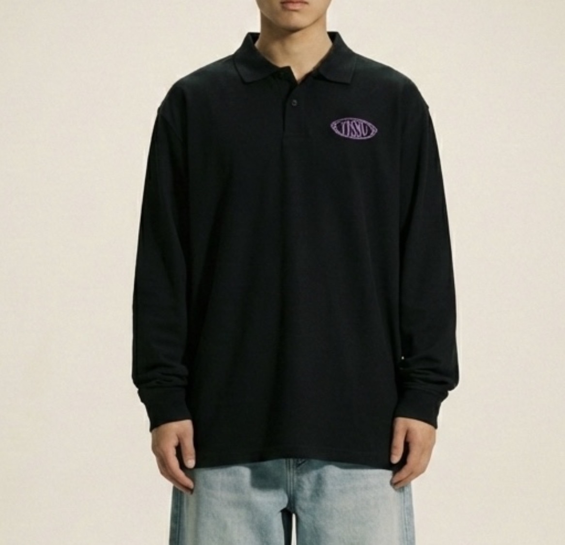 Long sleeves black shirt OS