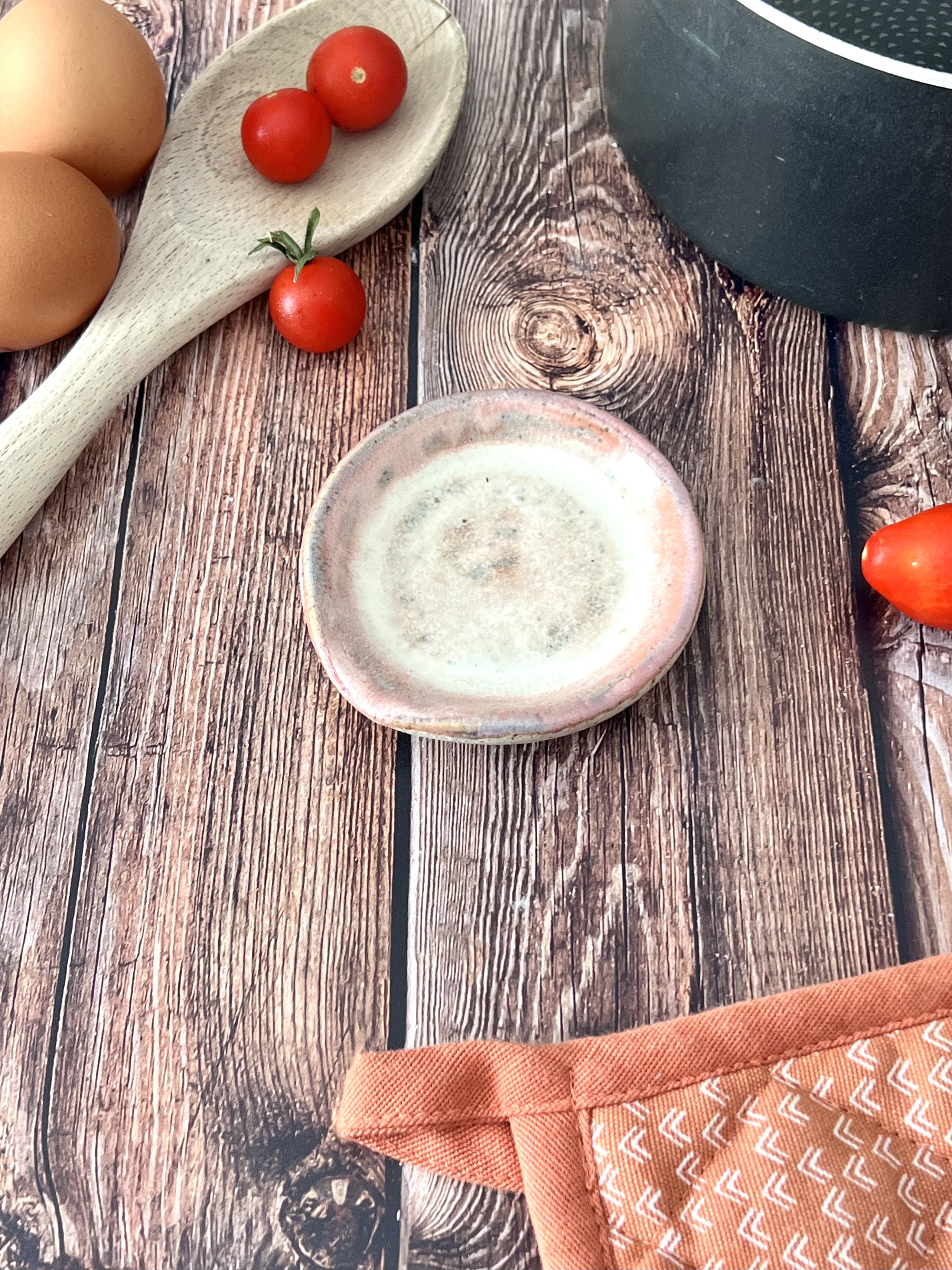 Repose cuillère rosé