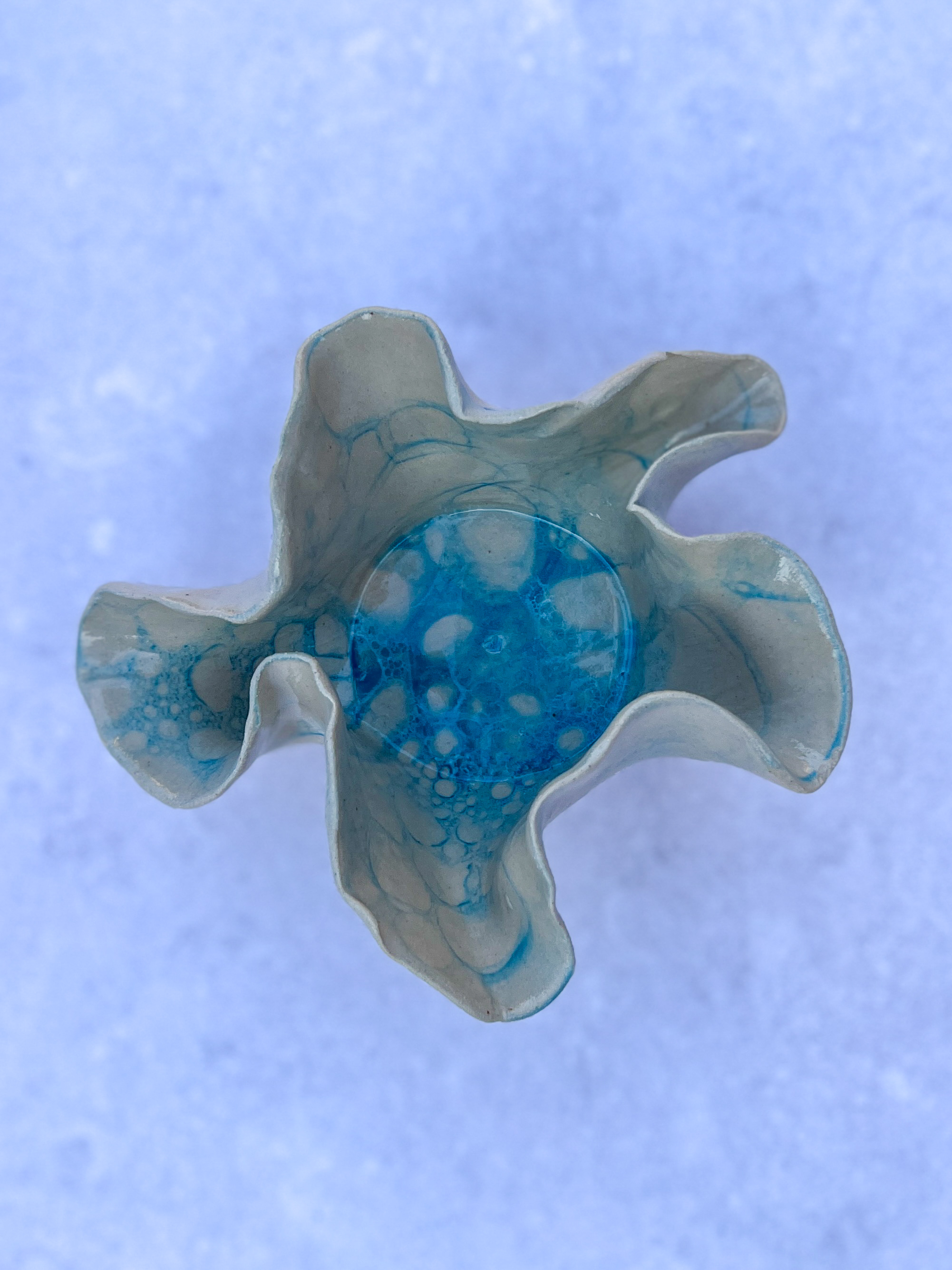 Lot de 2 coupelles wavy