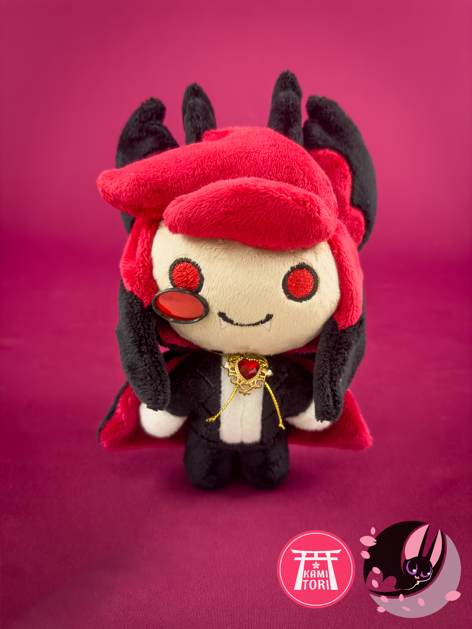 Chibi Strawberry Count 9” tall (Red)