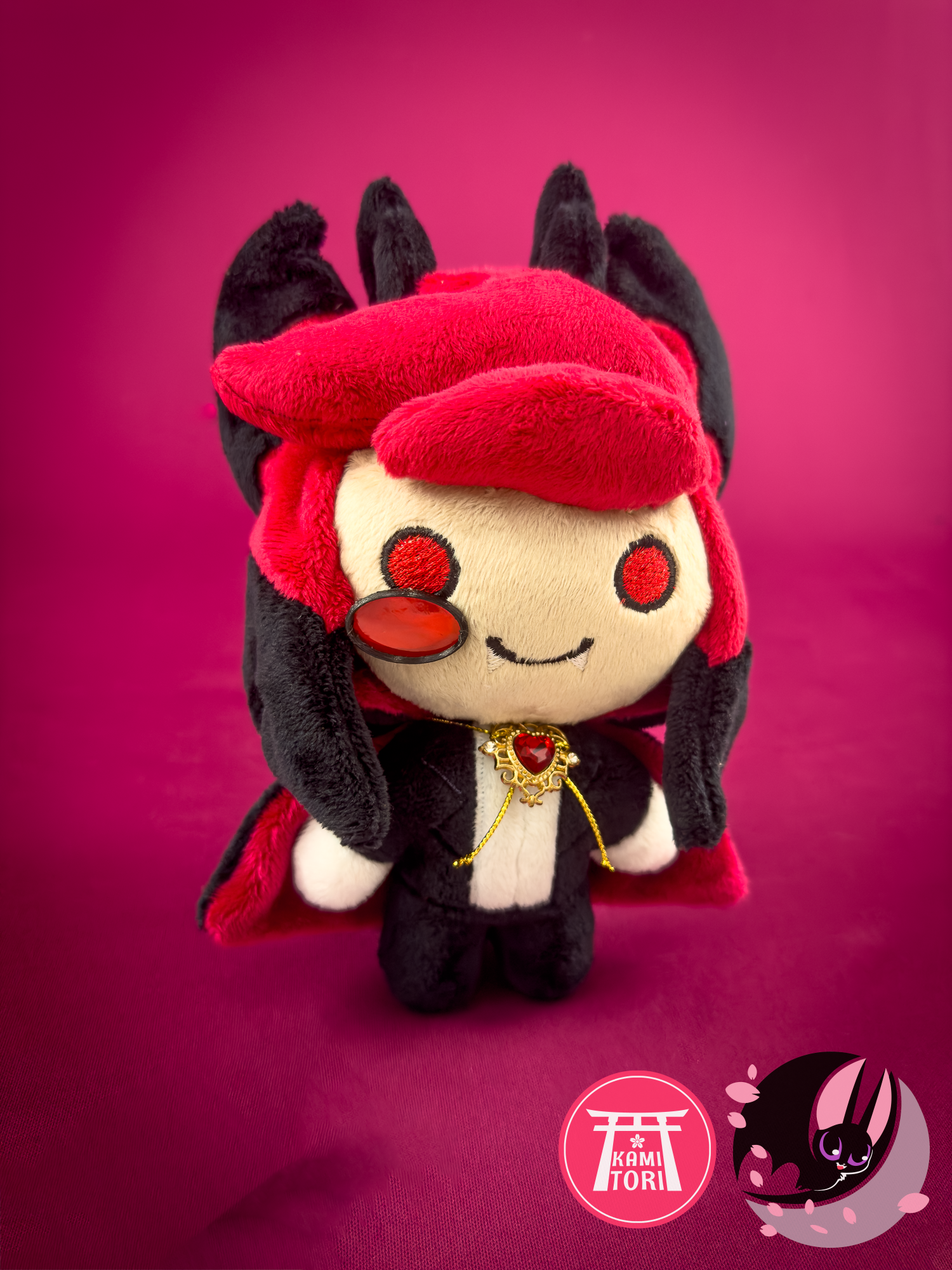 Chibi Strawberry Count 9” tall (Red)