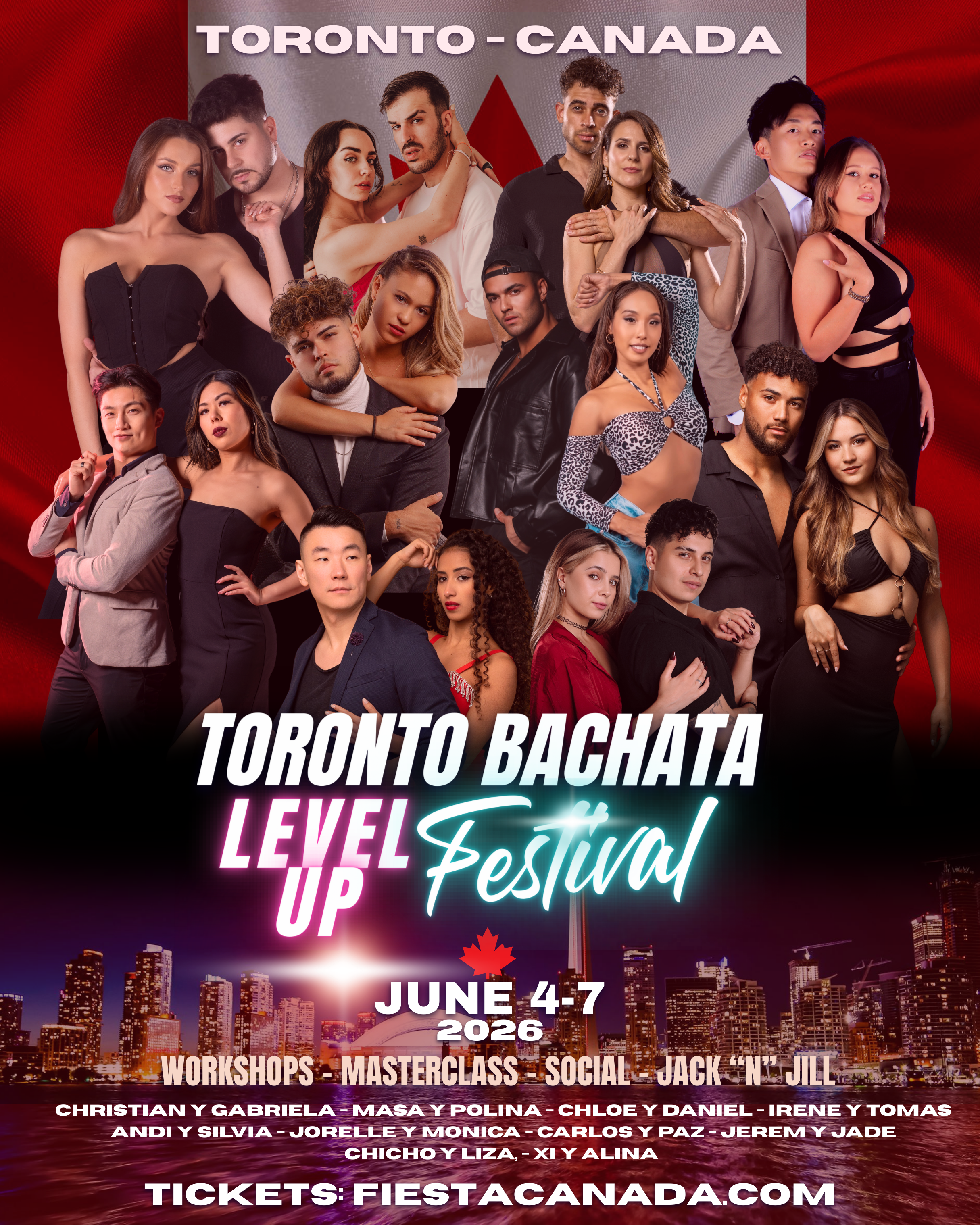 Bachata Level Up Festival - Leads Full Pass