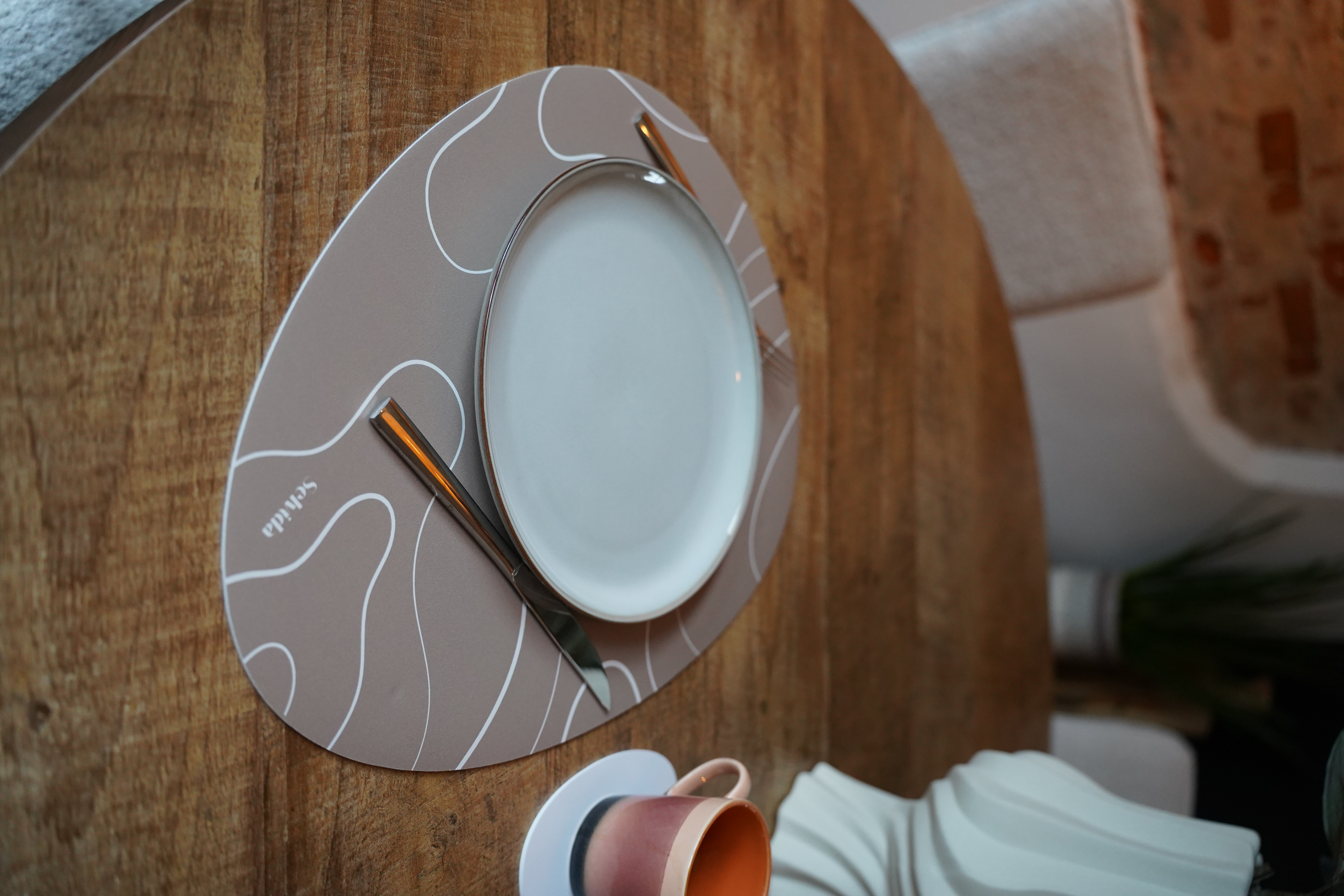 Placemat abstract lines - 1 stuk