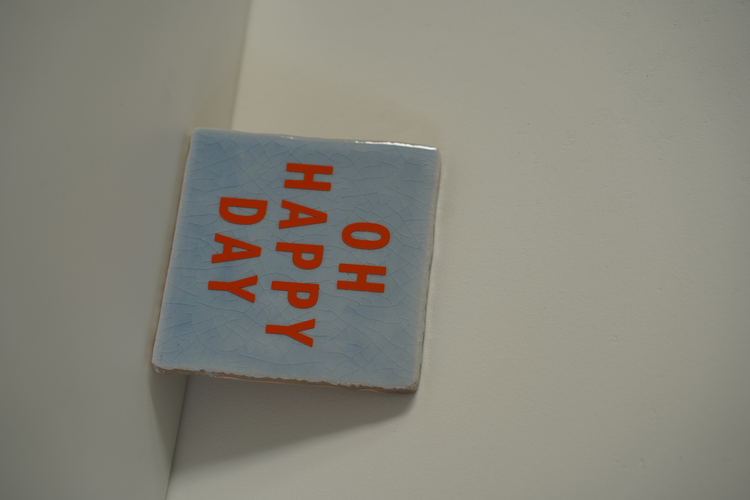Tegeltje | oh happy day
