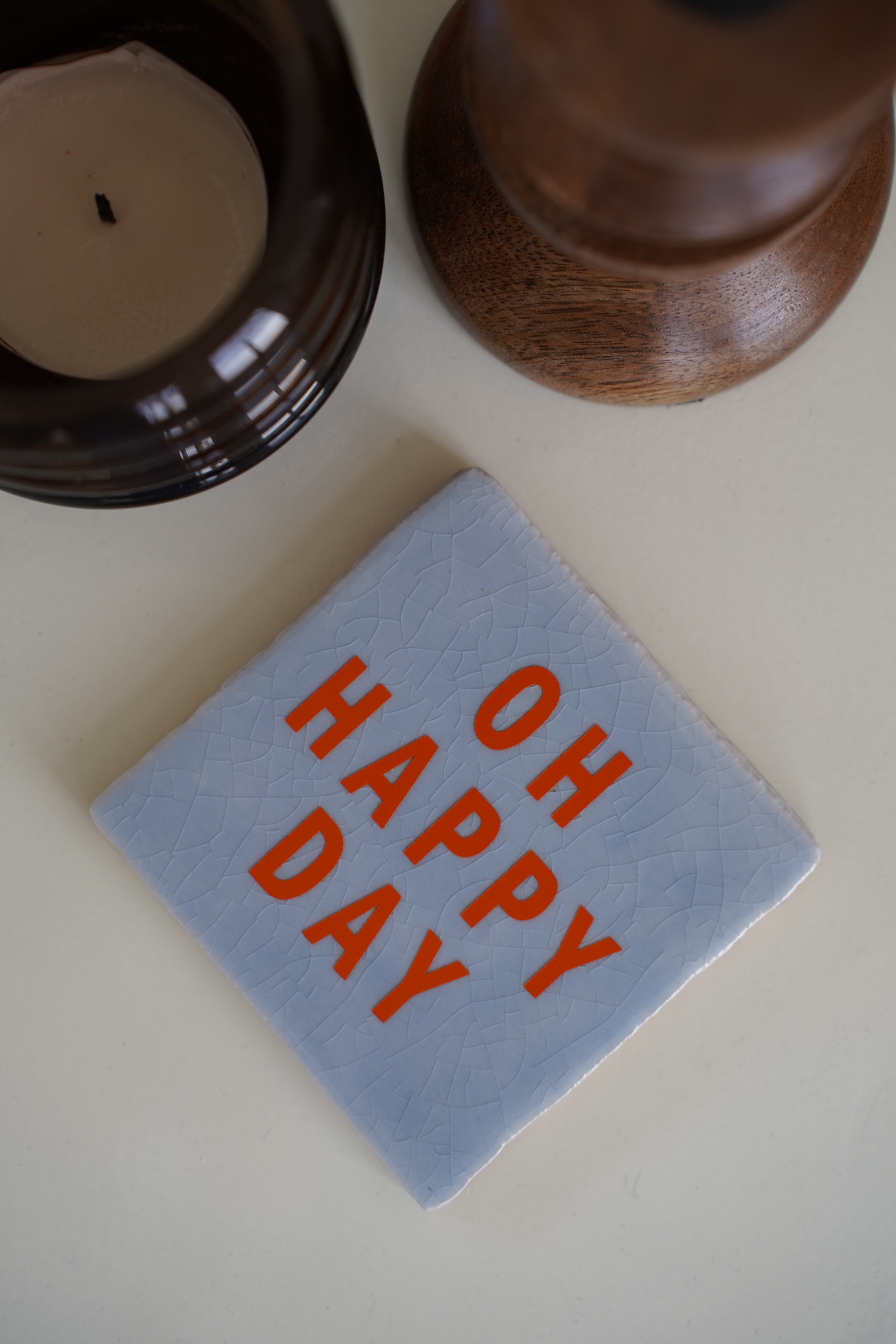 Tegeltje | oh happy day