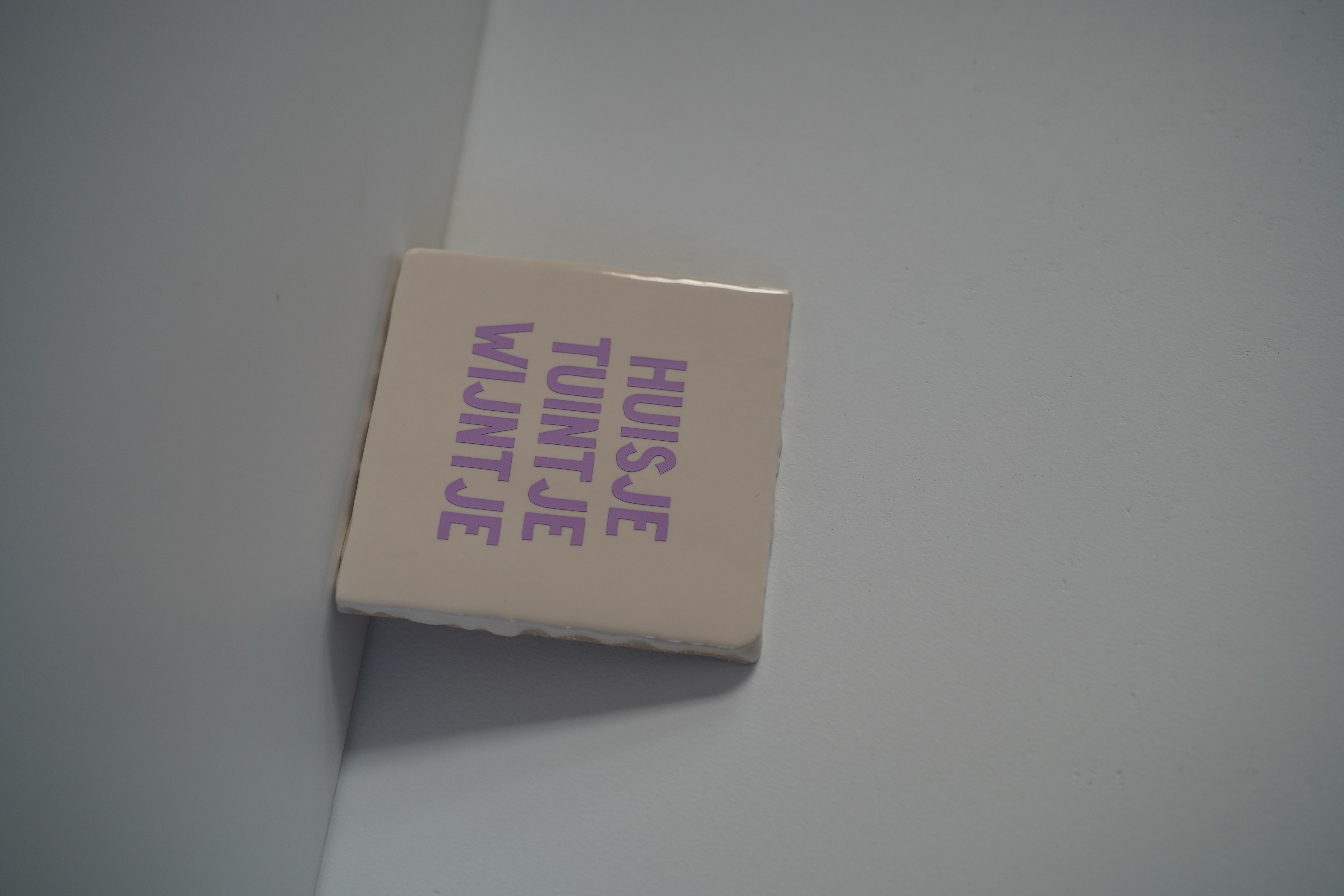 Tegeltje | huisje tuintje wijntje