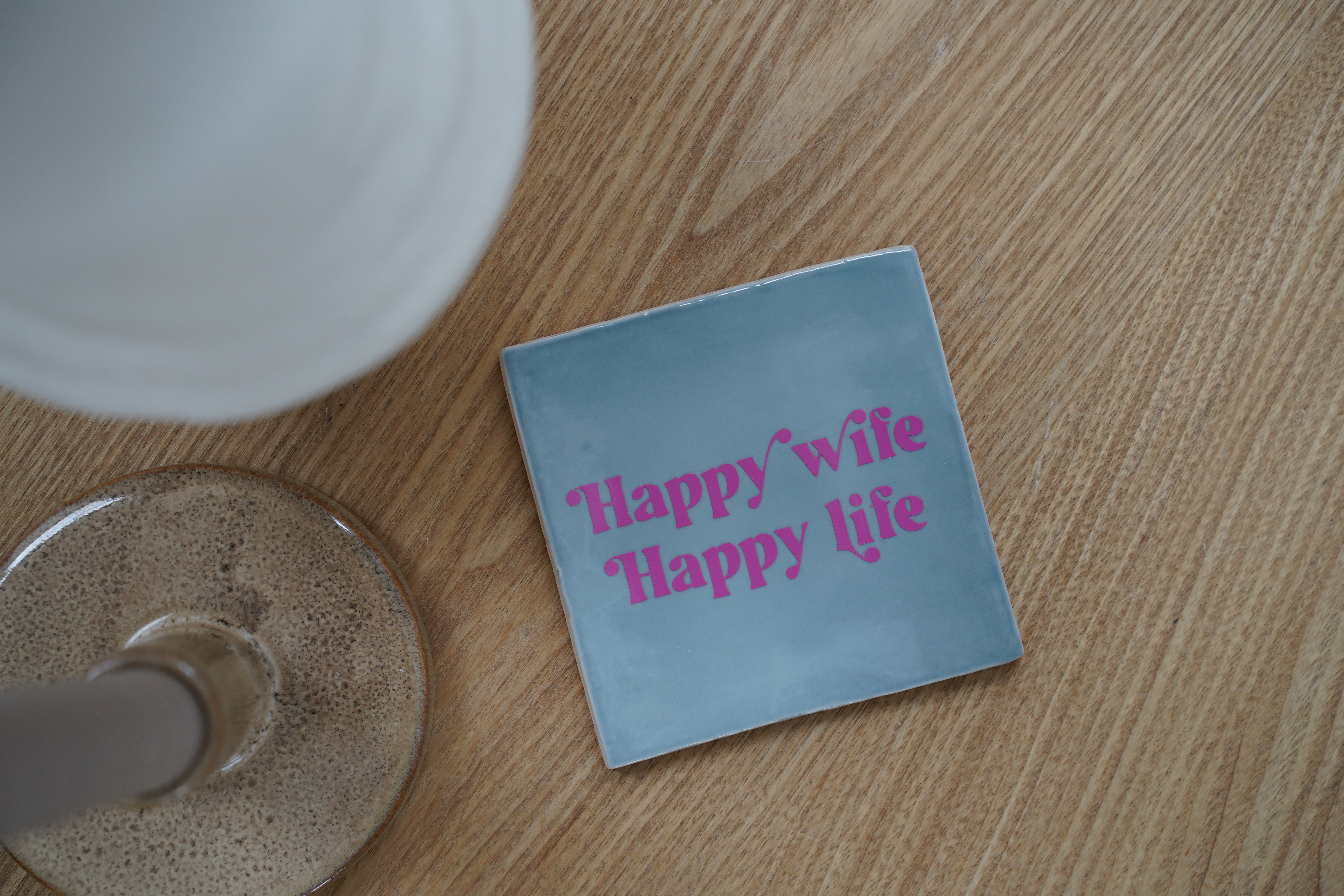 Tegeltje | happy wife happy life