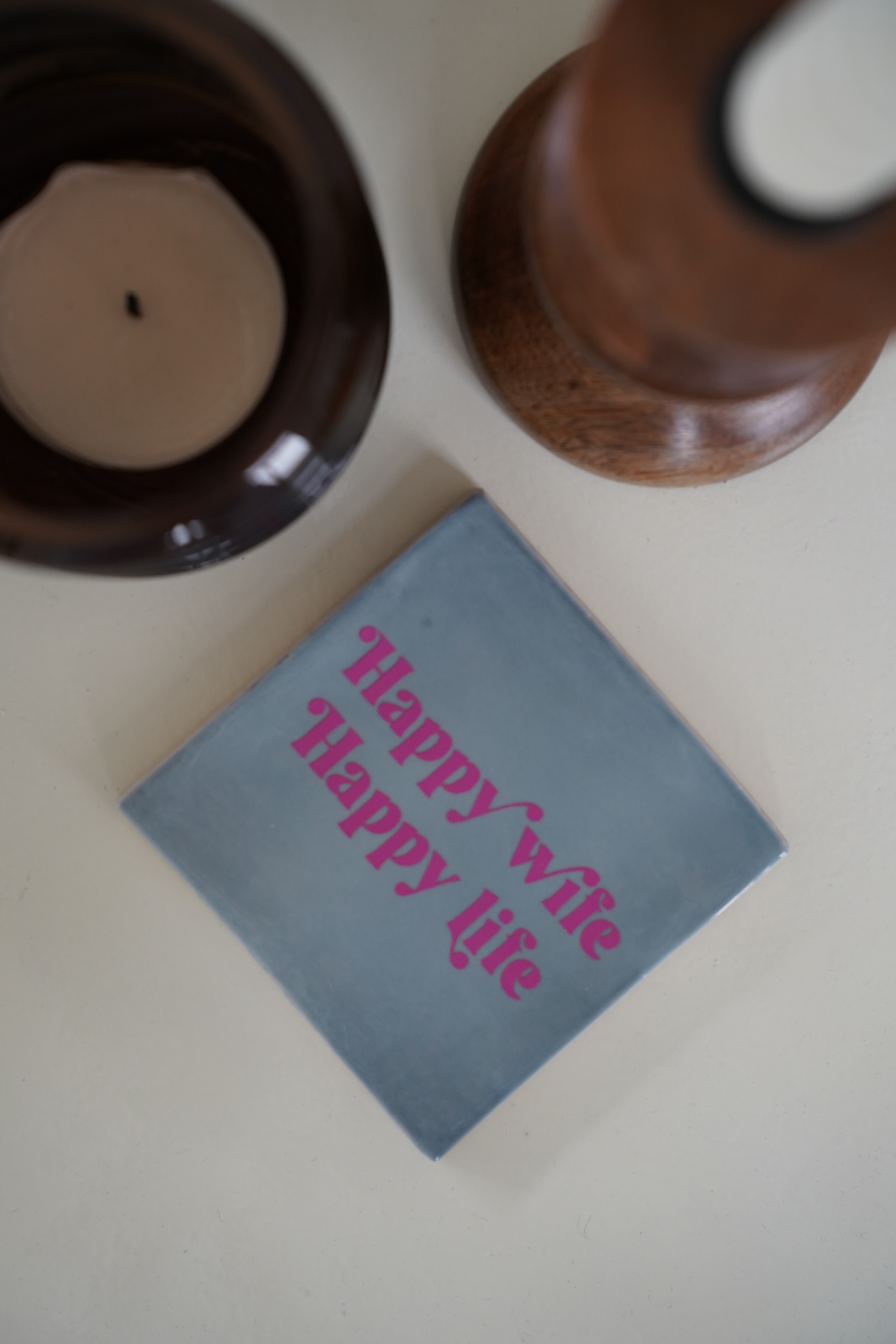 Tegeltje | happy wife happy life