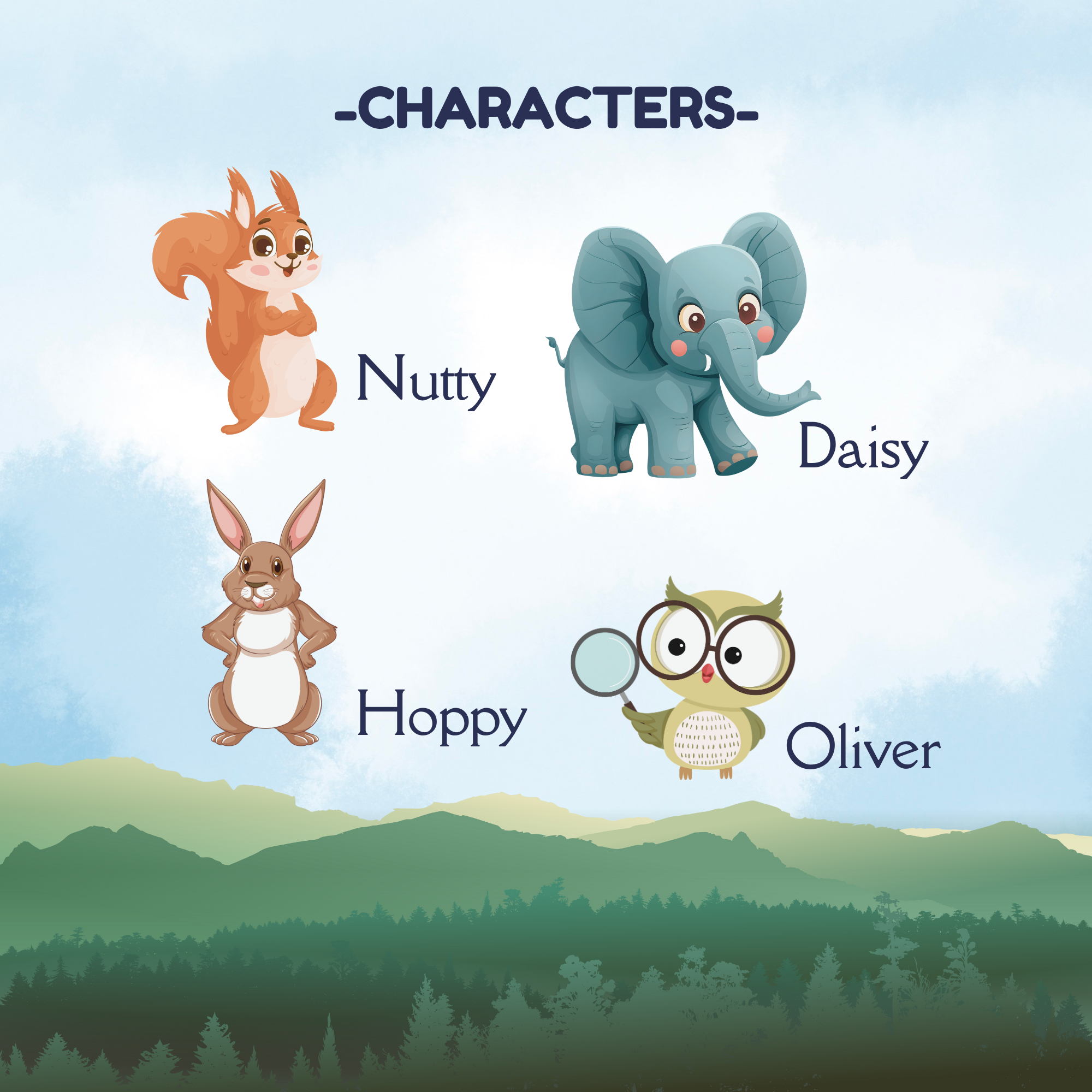 The Kids Story E-Book │ Nutty's The Great Forest Adventure