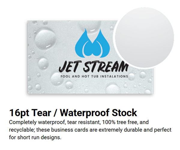 Durable Business Cards
