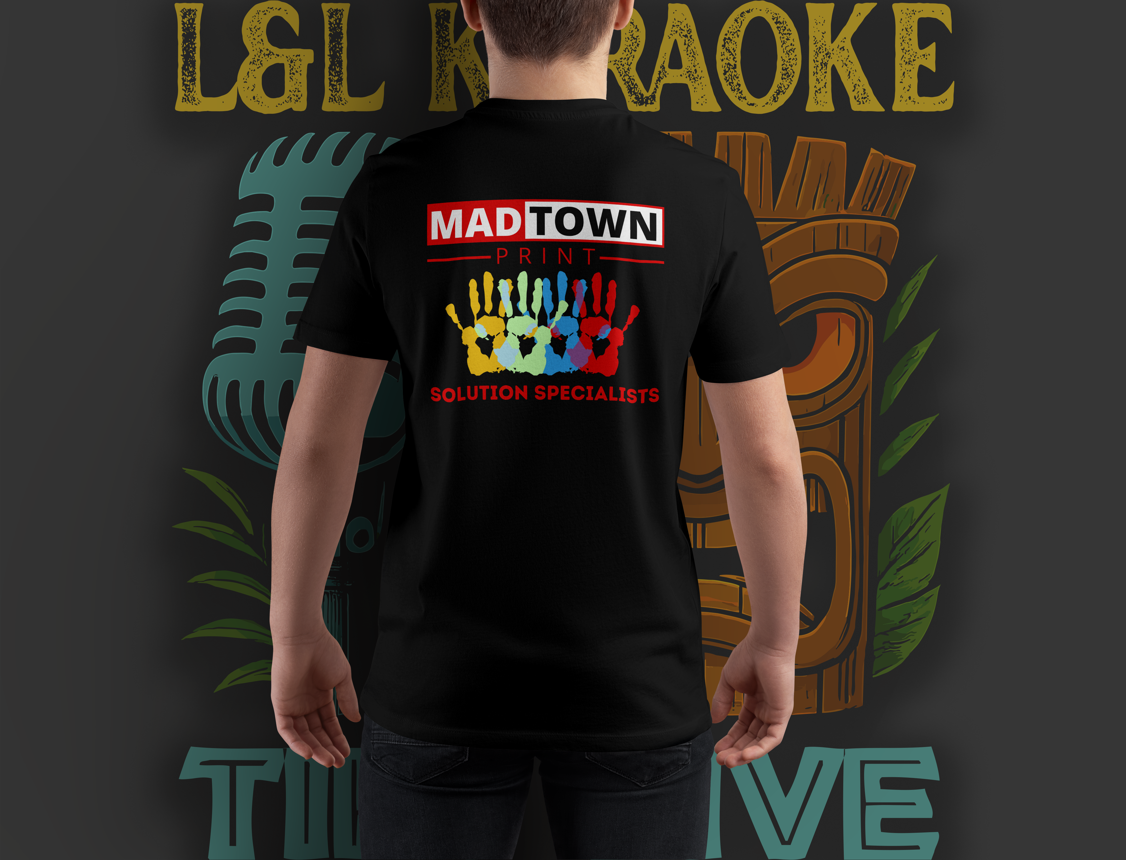 L&L Karaoke Tiki Live T-shirt
