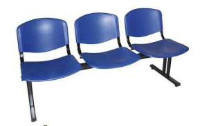 Banquettes en Plastique – Réf : MBb44 (2, 3, 4, 5… places)