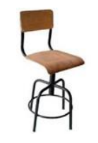 Tabouret Tournant sur 4 Pieds – Réf : MBtb39