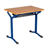 Table Individuelle Y avec Casier – Ergonomie et Praticité