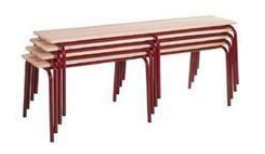 Banc Semi-Métallique sans Dossier – Réf : MBb41