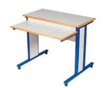 Table Ordinateur Semi-Métallique – Solidité et Ergonomie