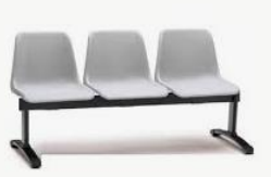 Banquettes en Plastique – Réf : MBb45 (2, 3, 4, 5… places)