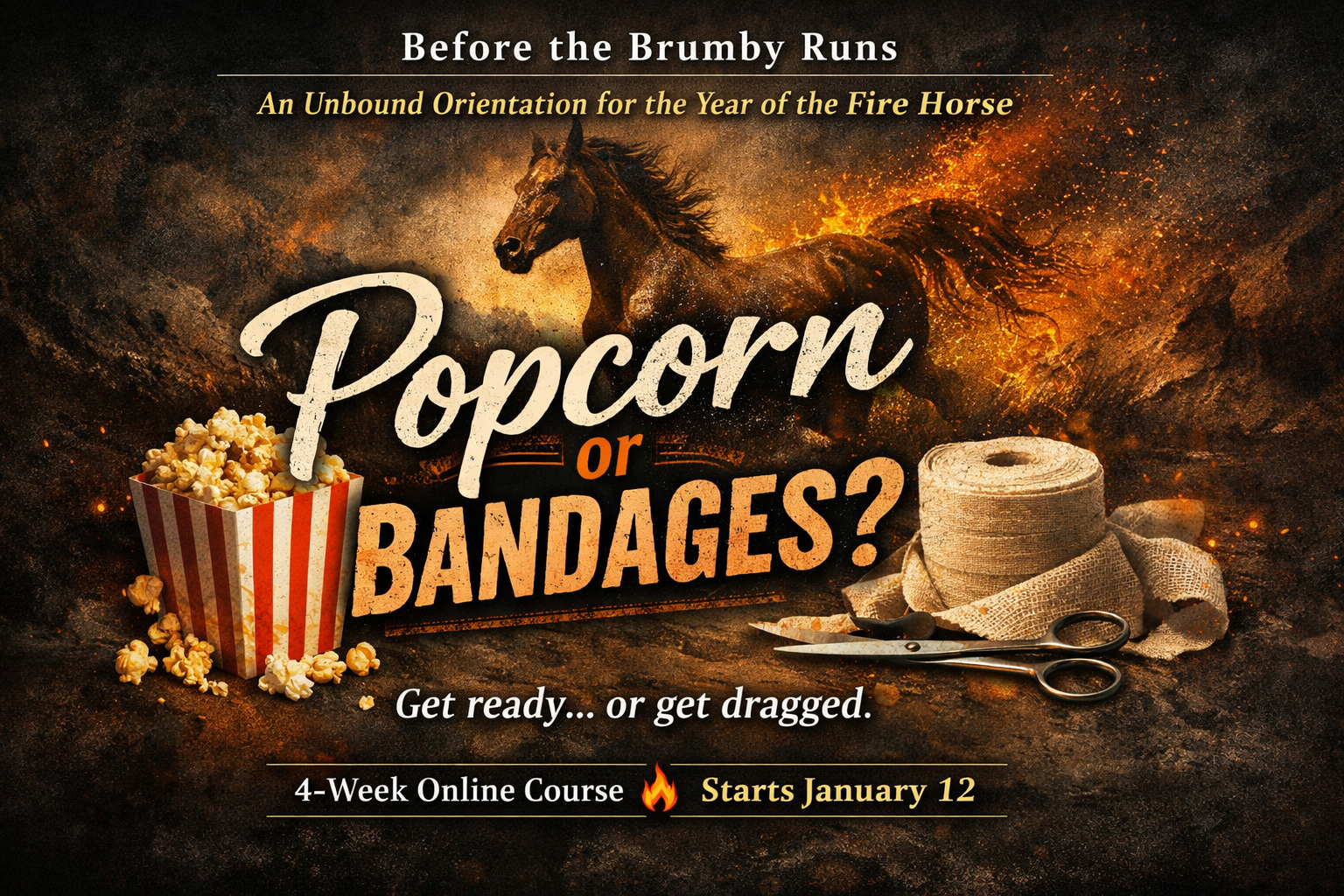 Popcorn or Bandages Workshop 4 week course