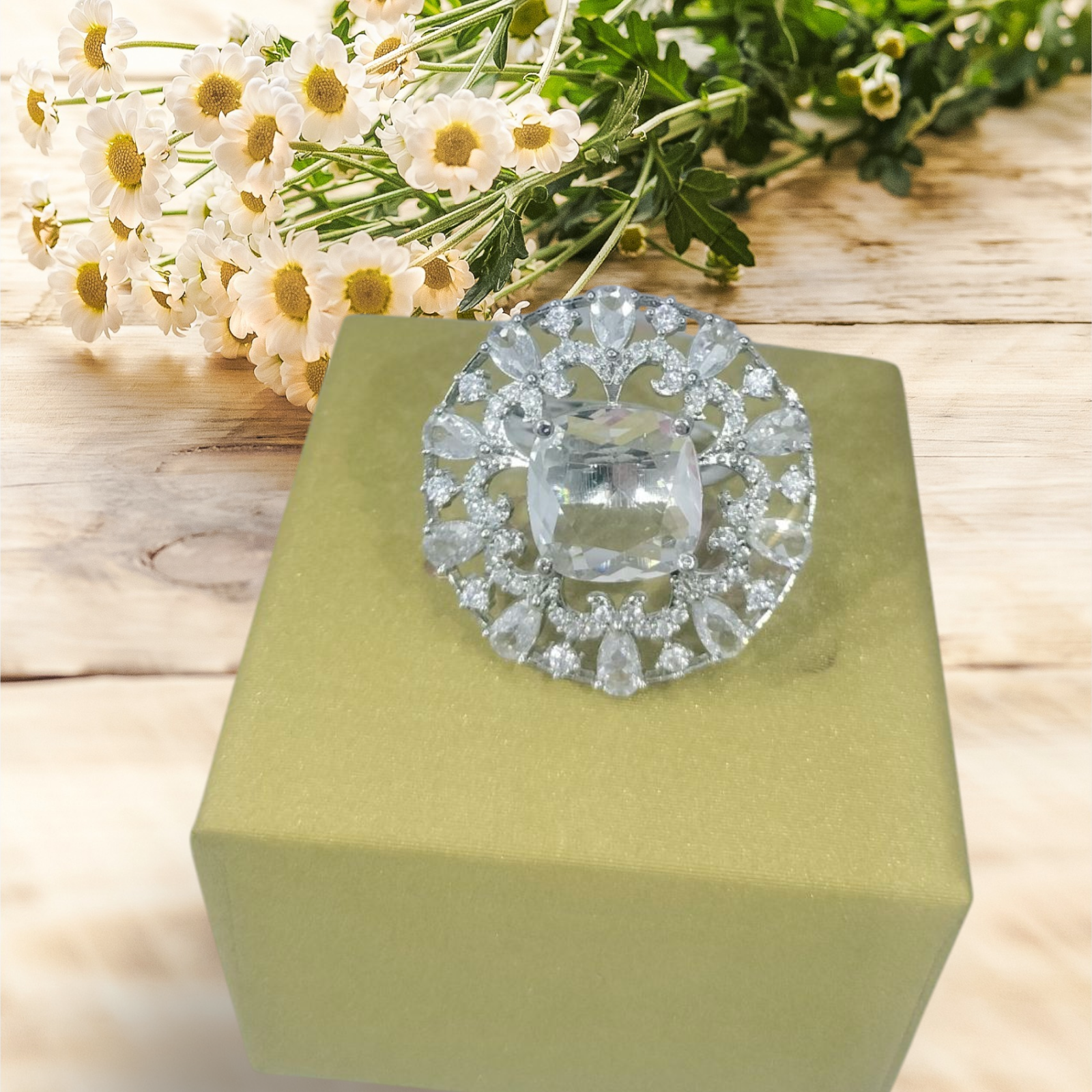 American Diamond Ring