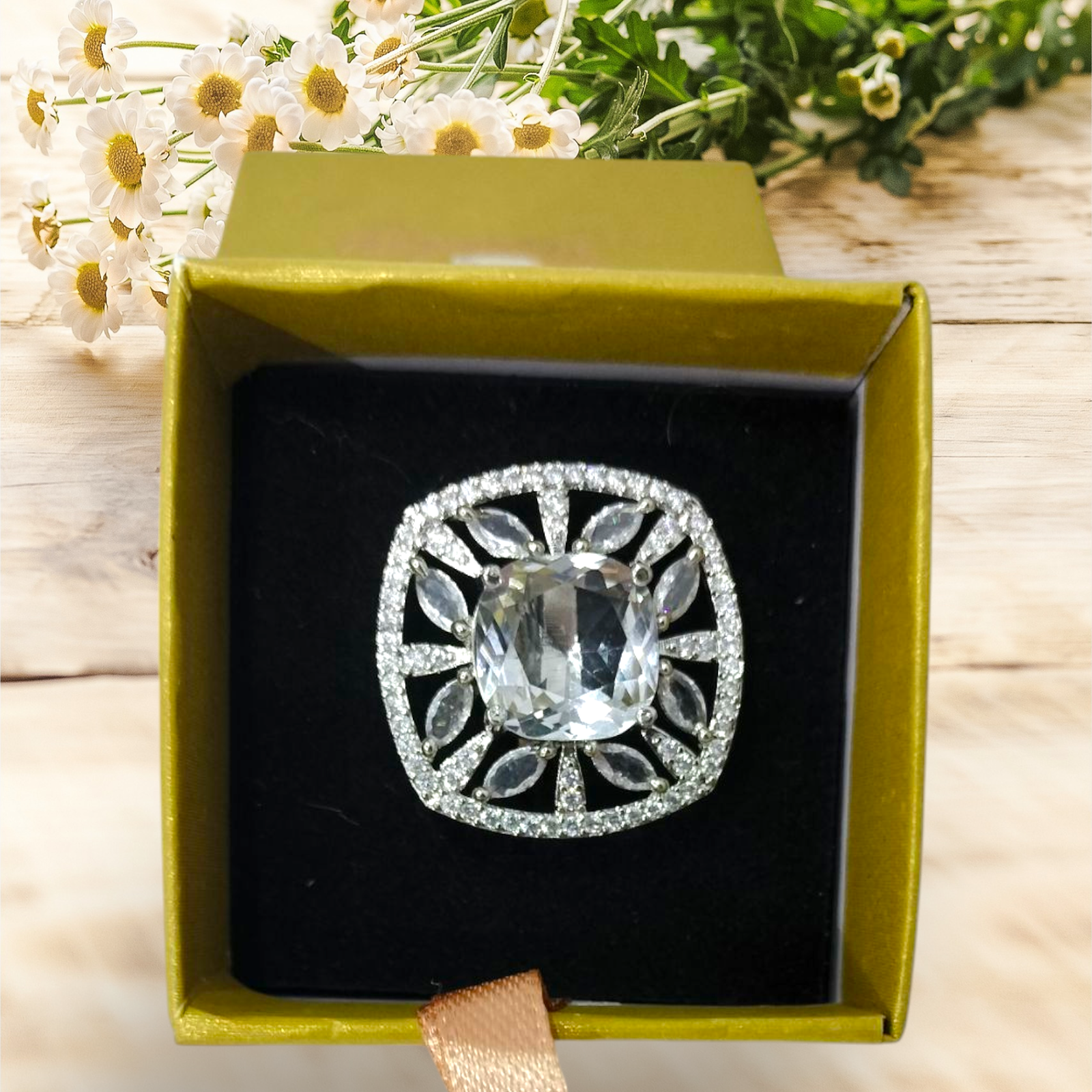 American Diamond Ring