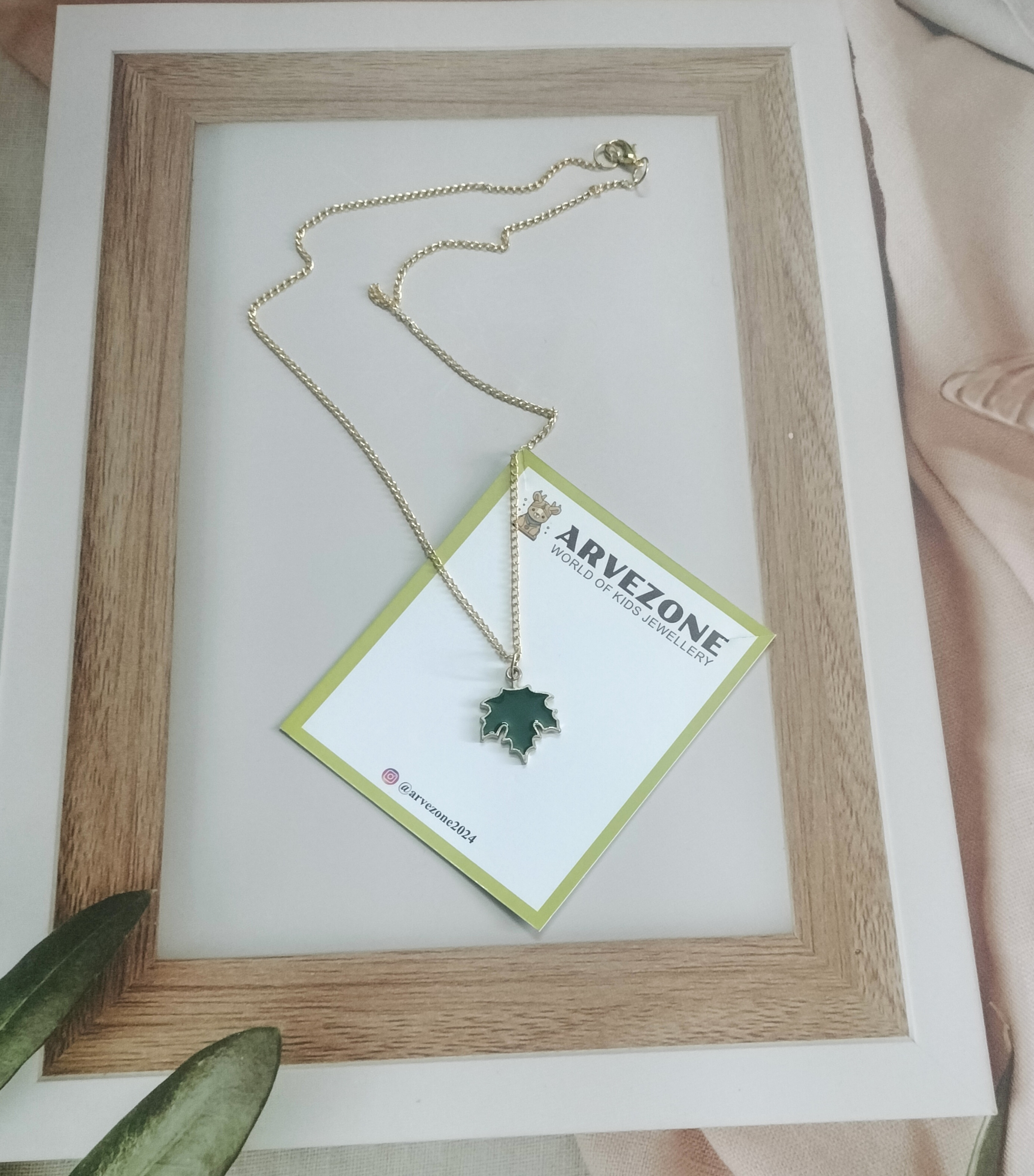 Maple Leaf Pendant Necklaces