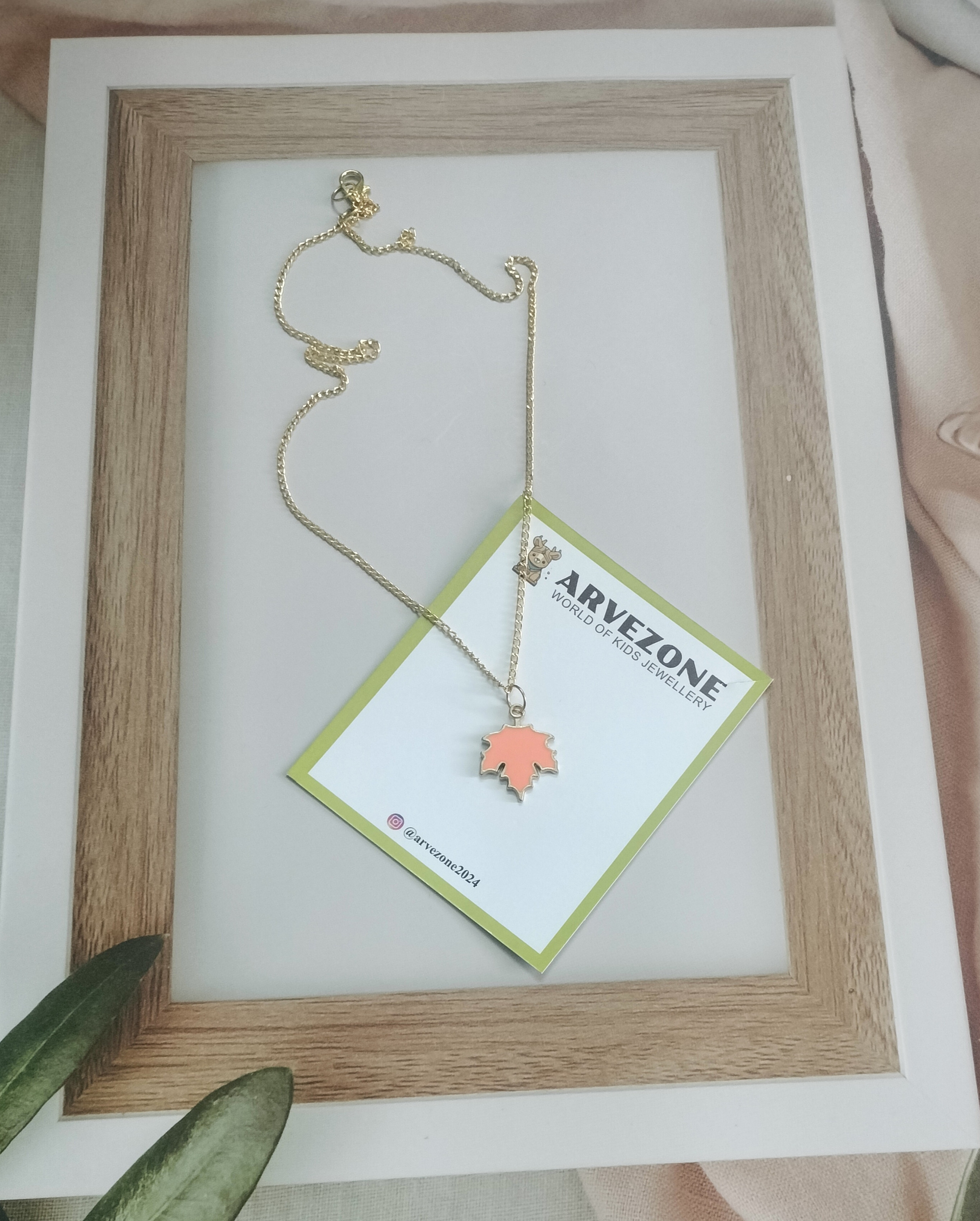 Maple Leaf Pendant Necklaces