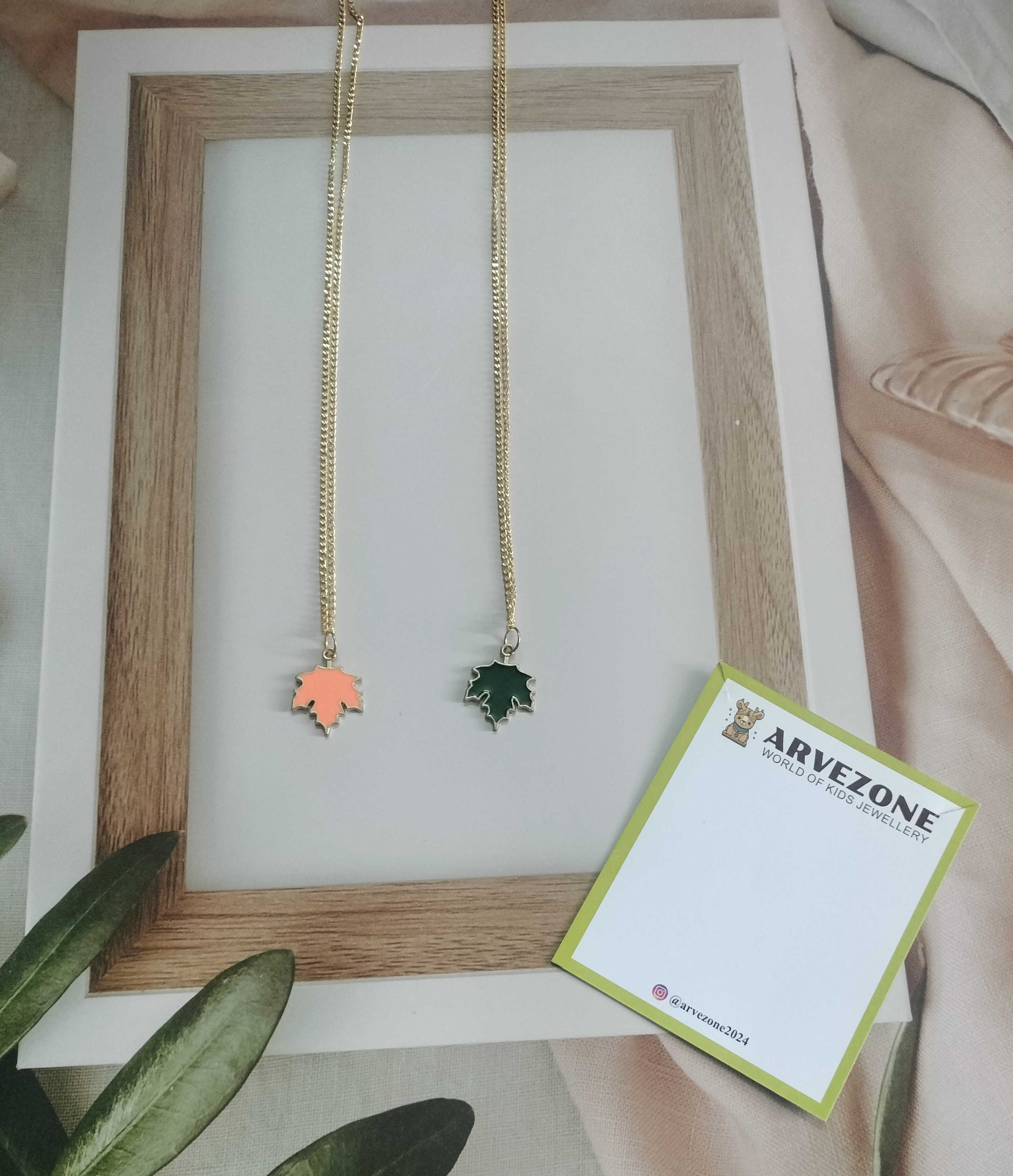 Maple Leaf Pendant Necklaces