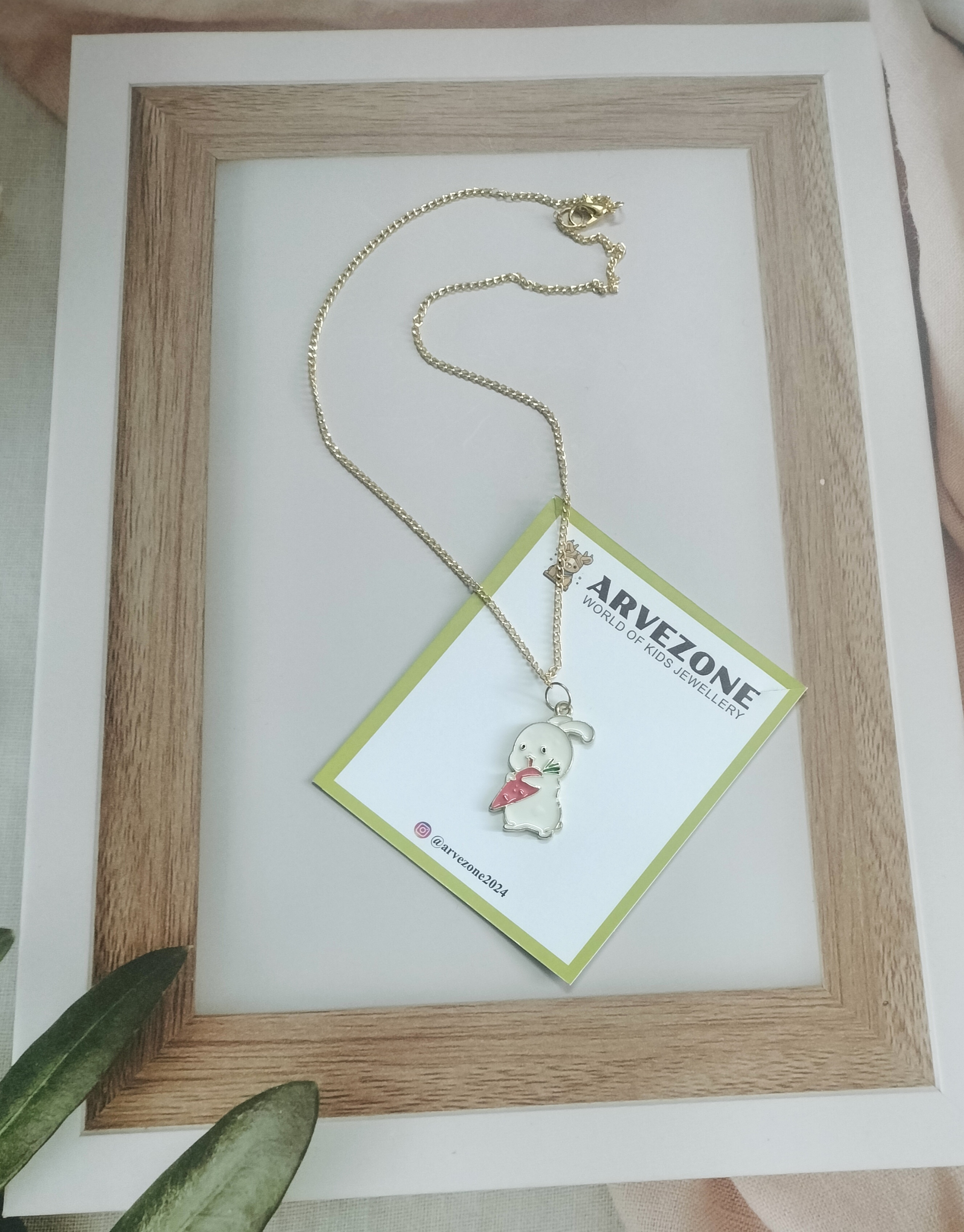 Gold Bunny Necklace