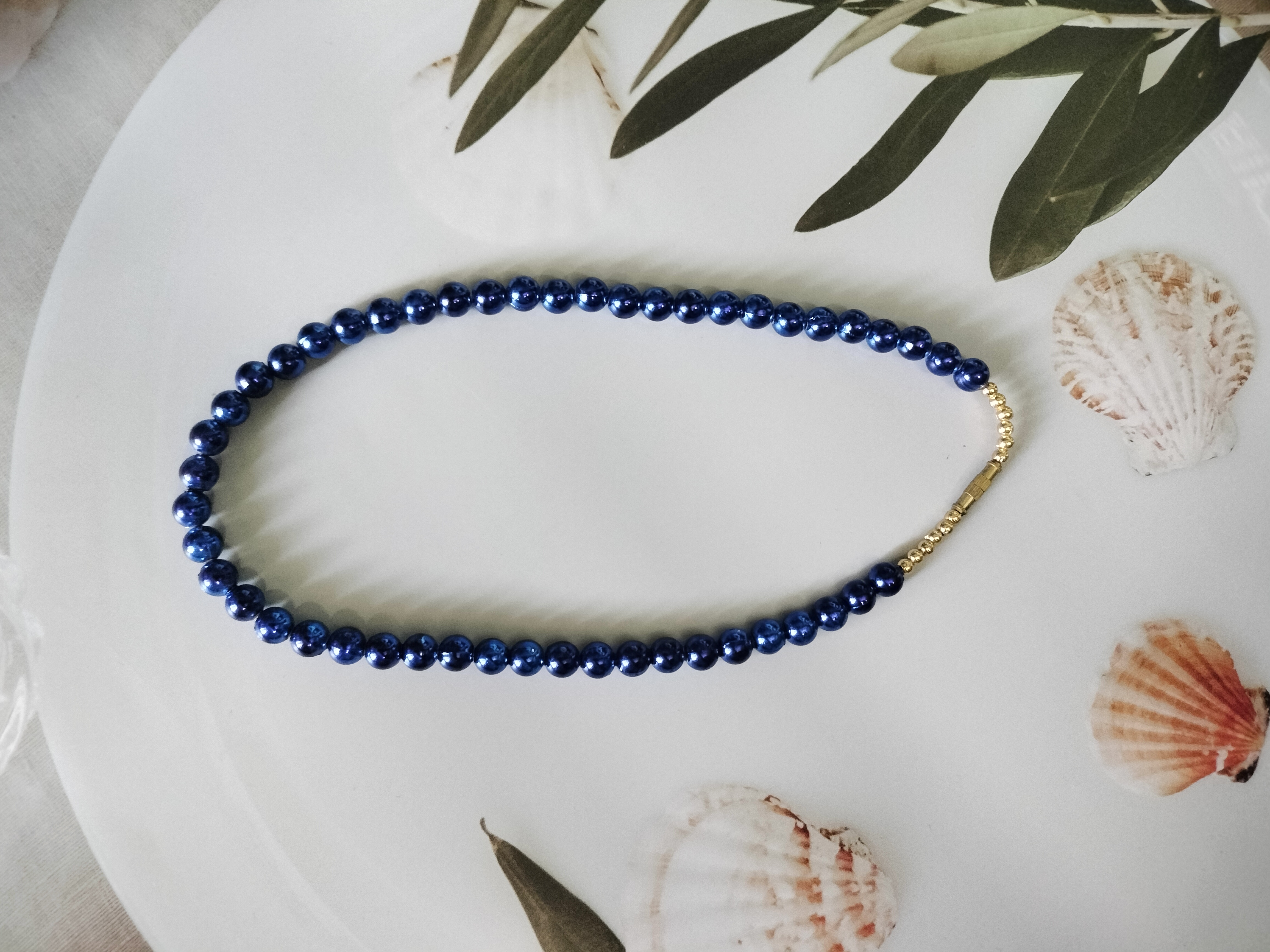 Green Beaded Necklace