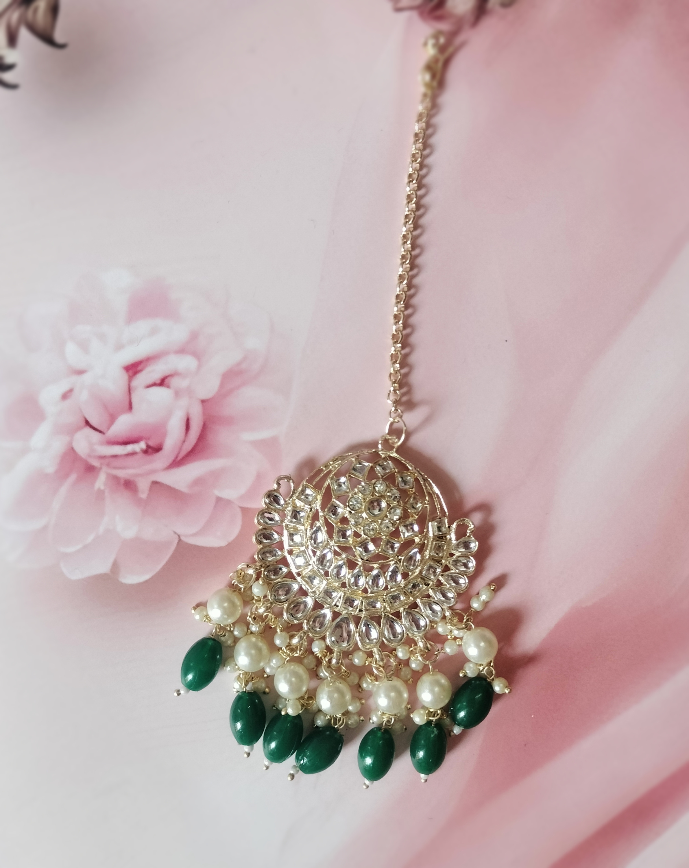 Traditional Kundan Jewelry Set