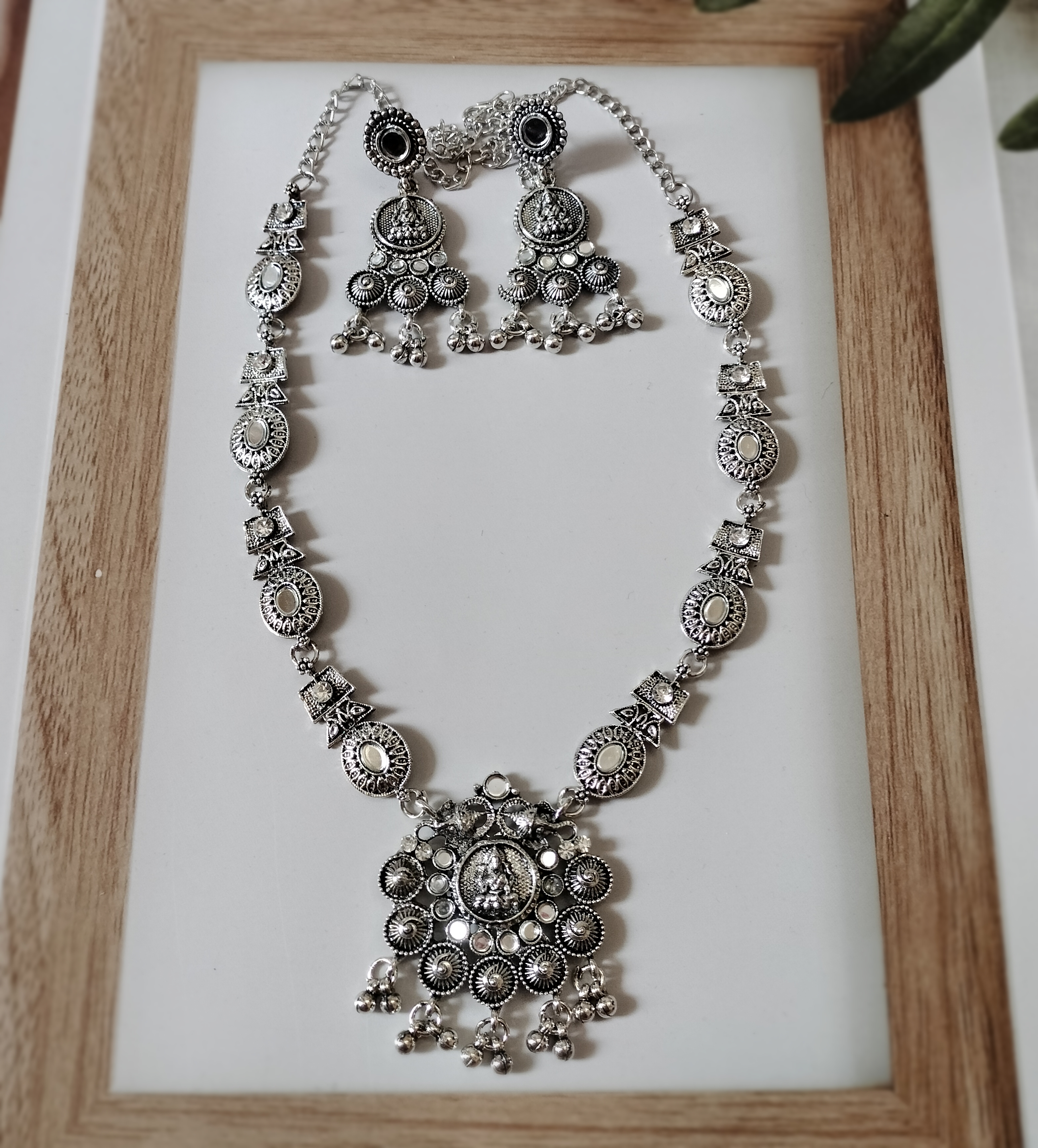 Antique Silver oxidised Jewelry Set