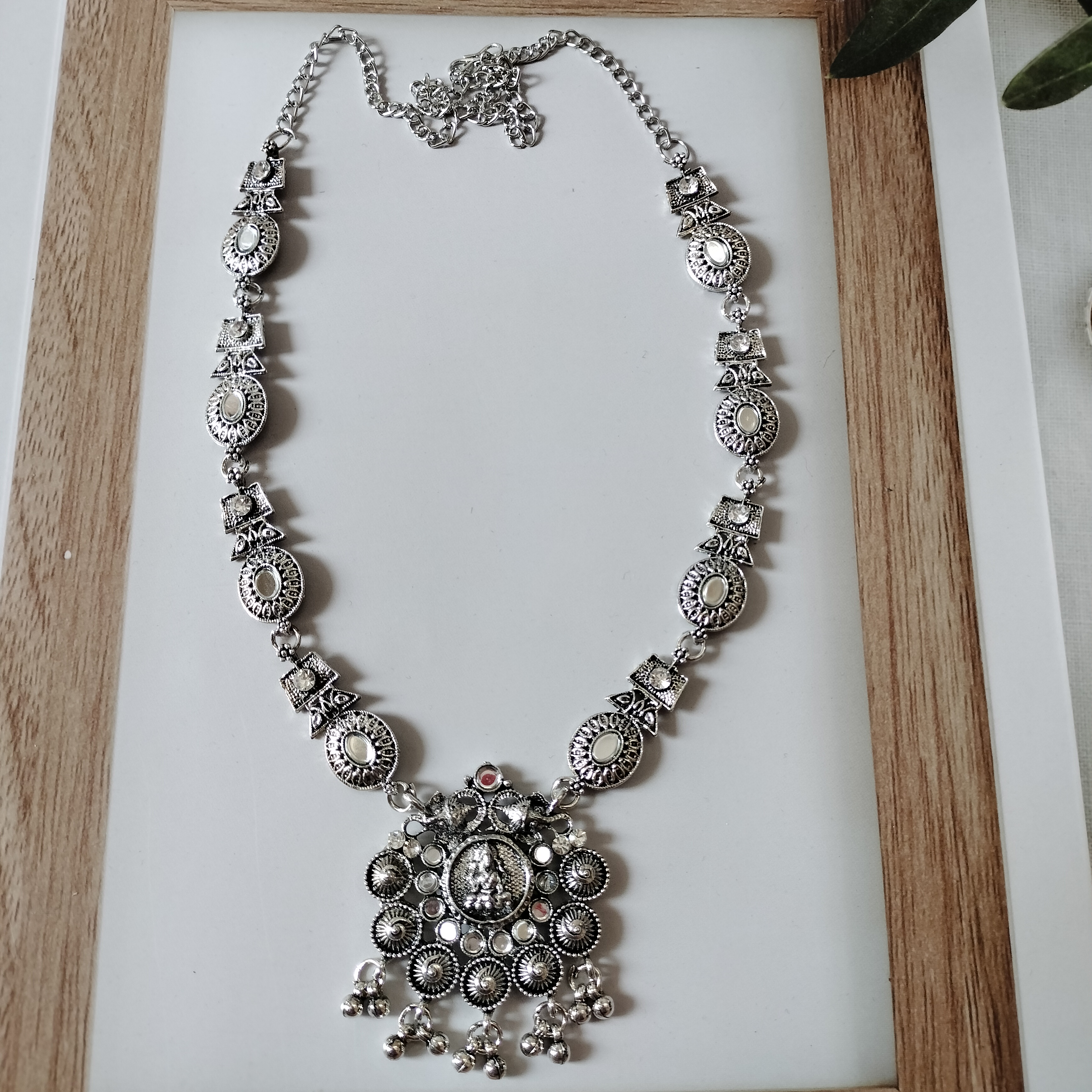 Antique Silver oxidised Jewelry Set