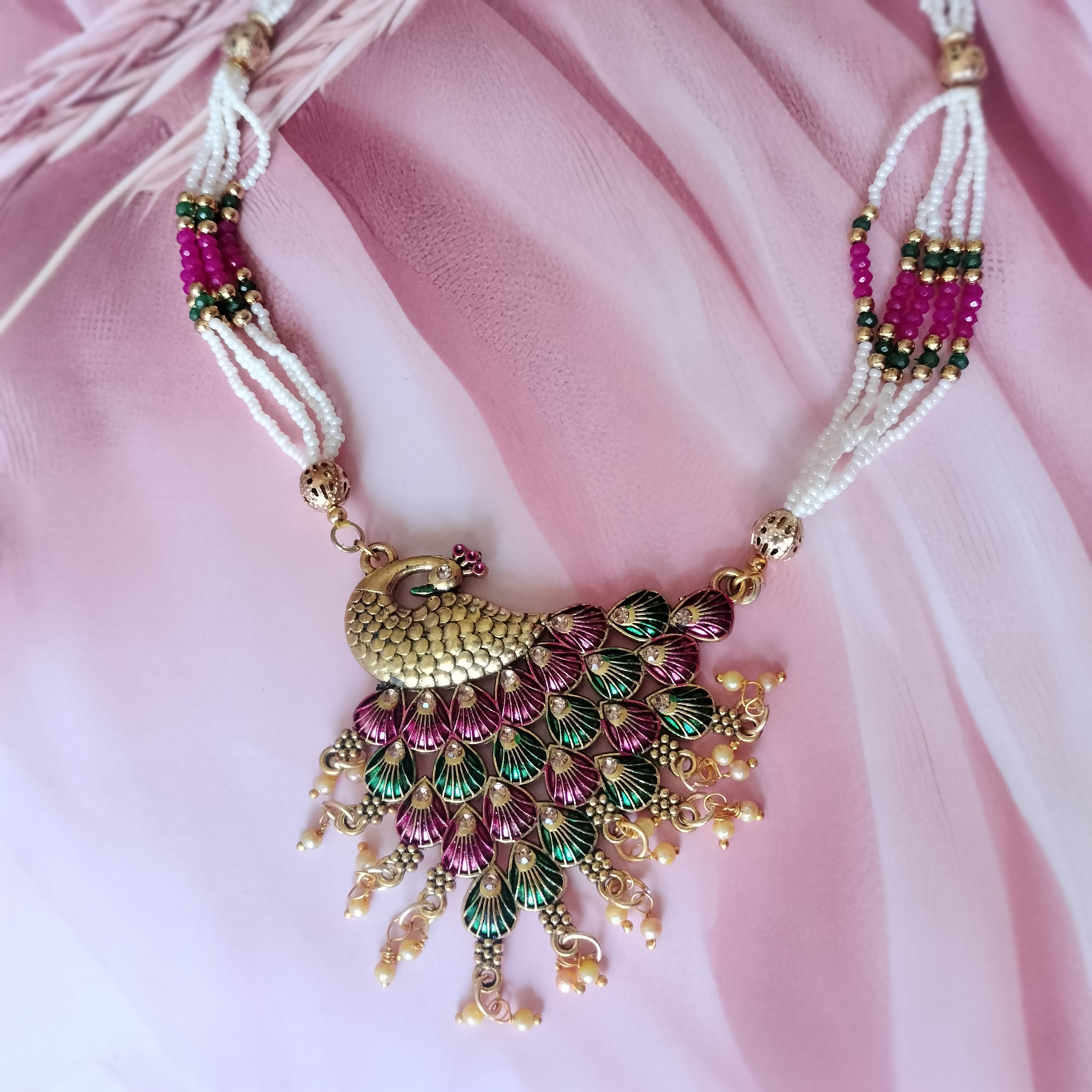 Peacock Design Jewelry Set