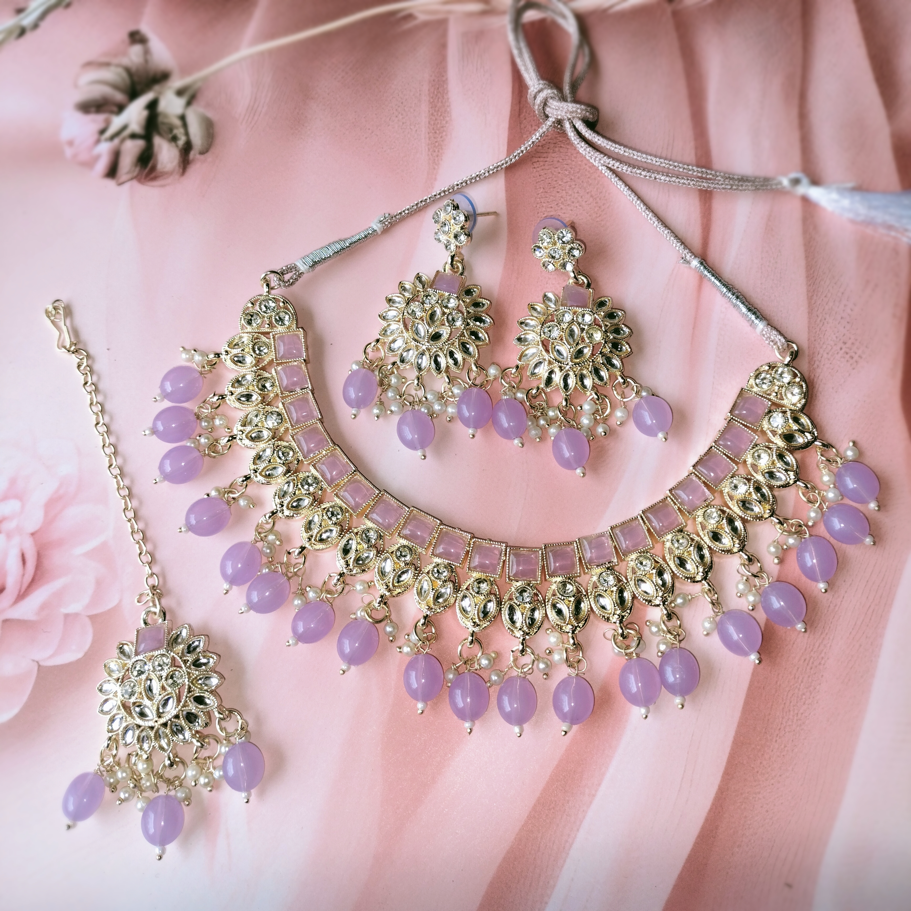 Elegant KUNDAN  Jewelry Set