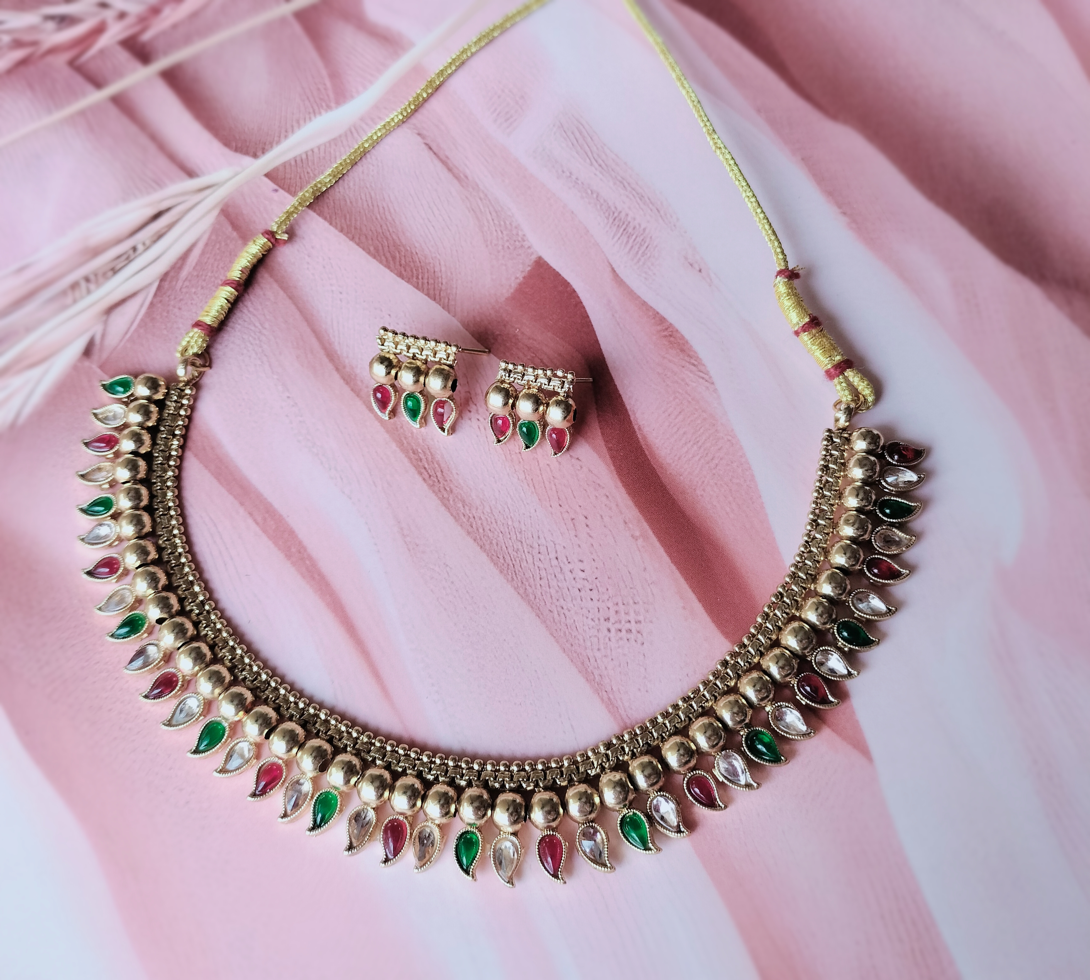 Elegant Traditional copper Necklace Set