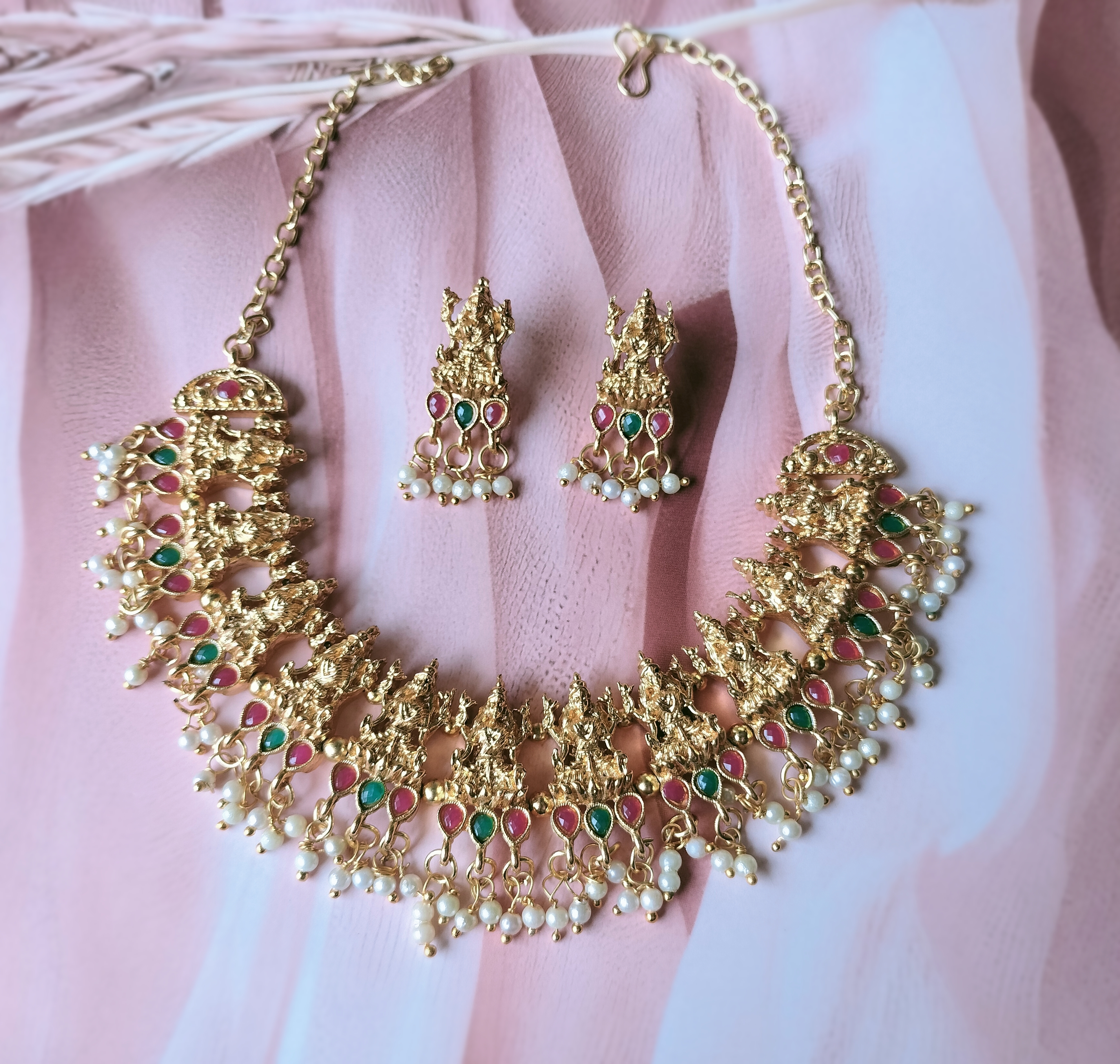 Traditional temple Jewelry Set