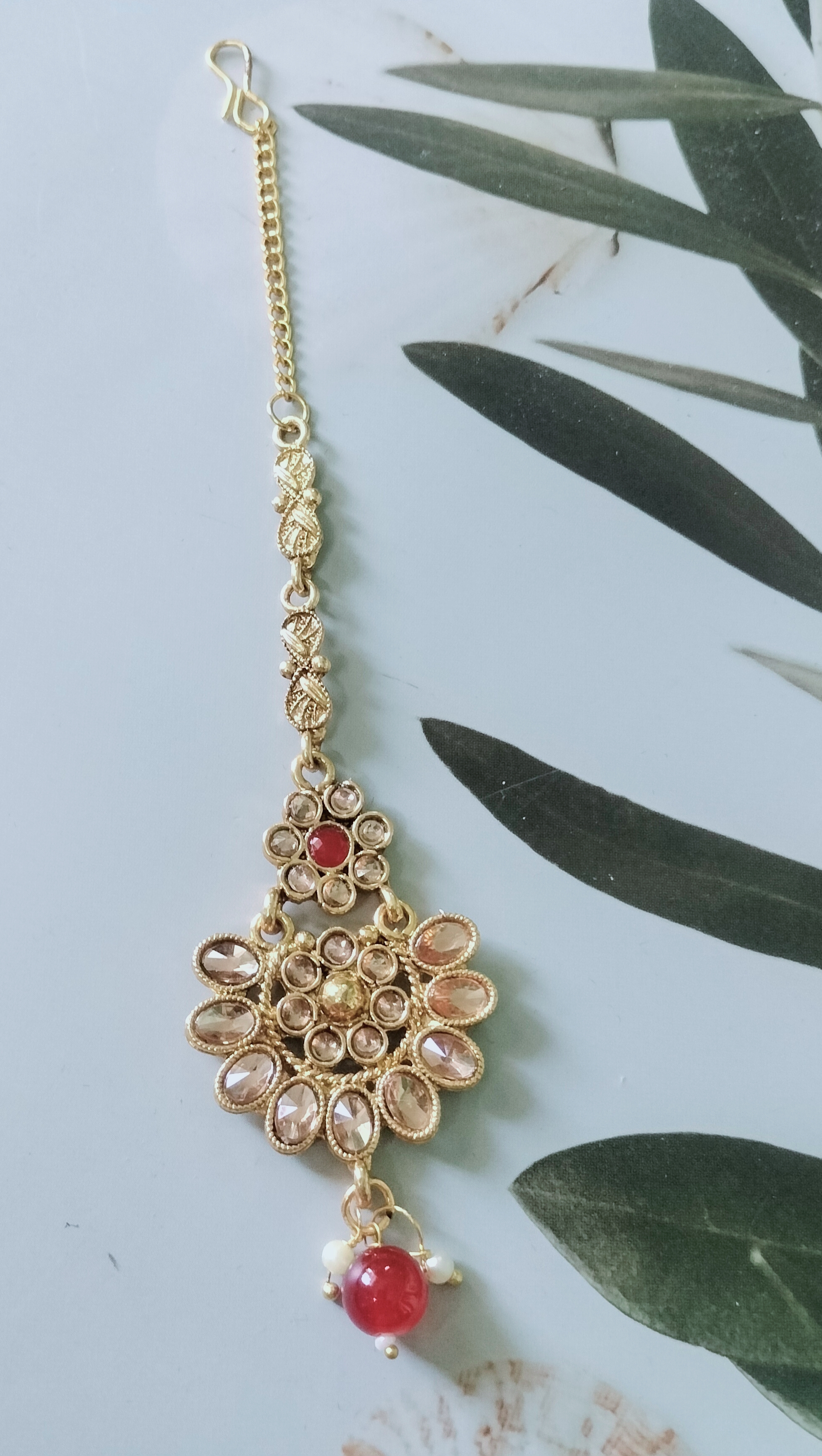 Gold-Plated Maang Tikka