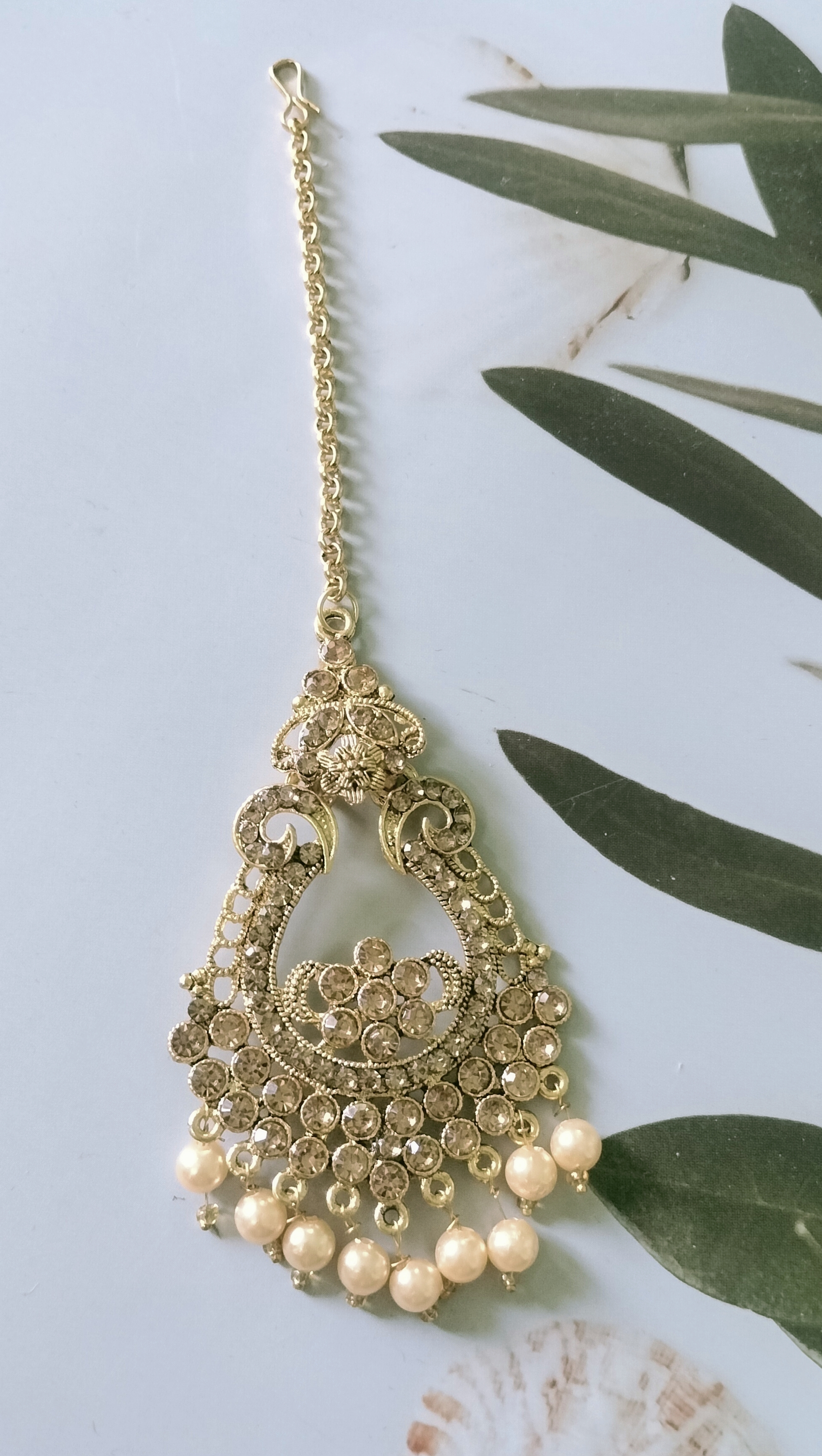 Gold-Plated Maang Tikka