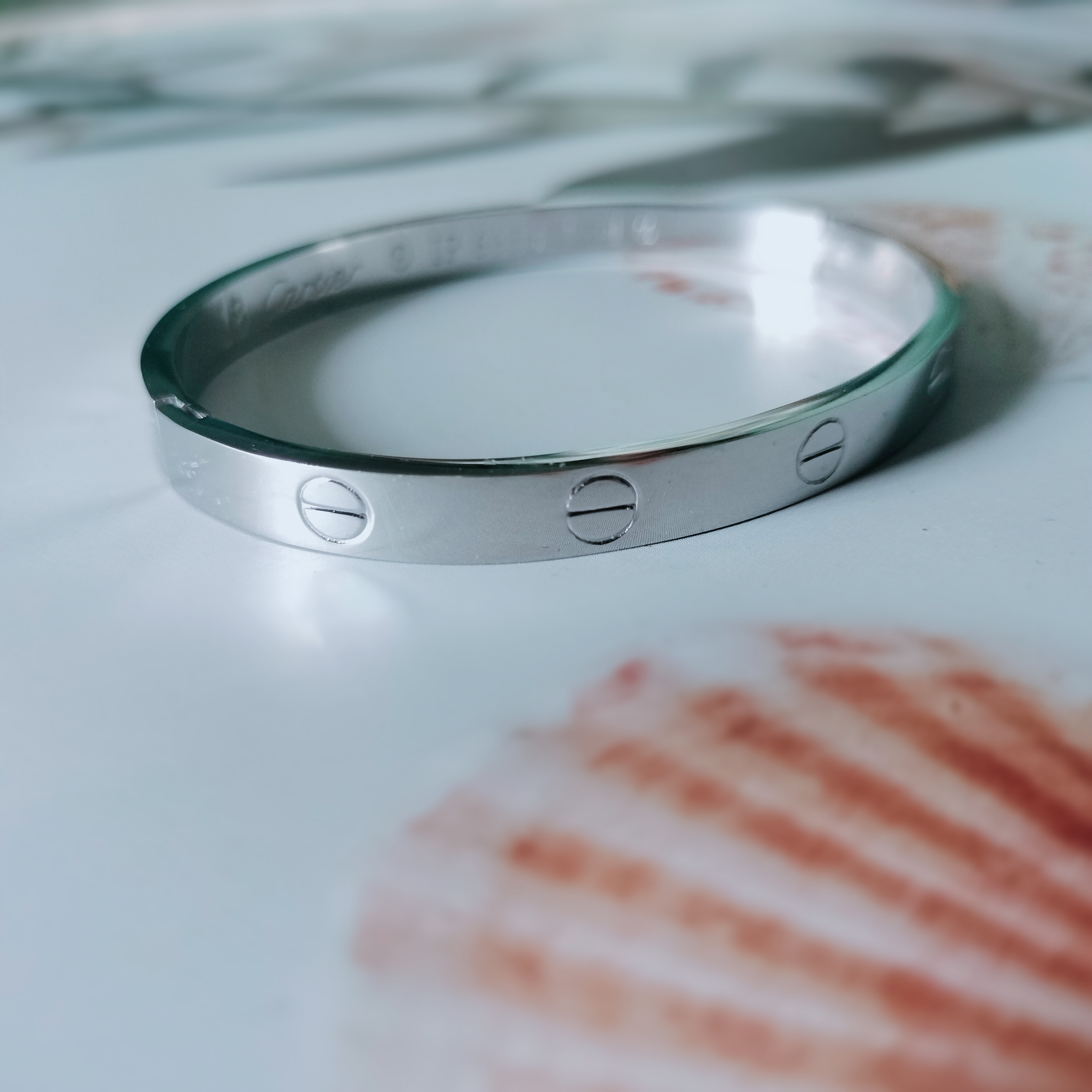 Antitarnish stainless steel Silver carteir