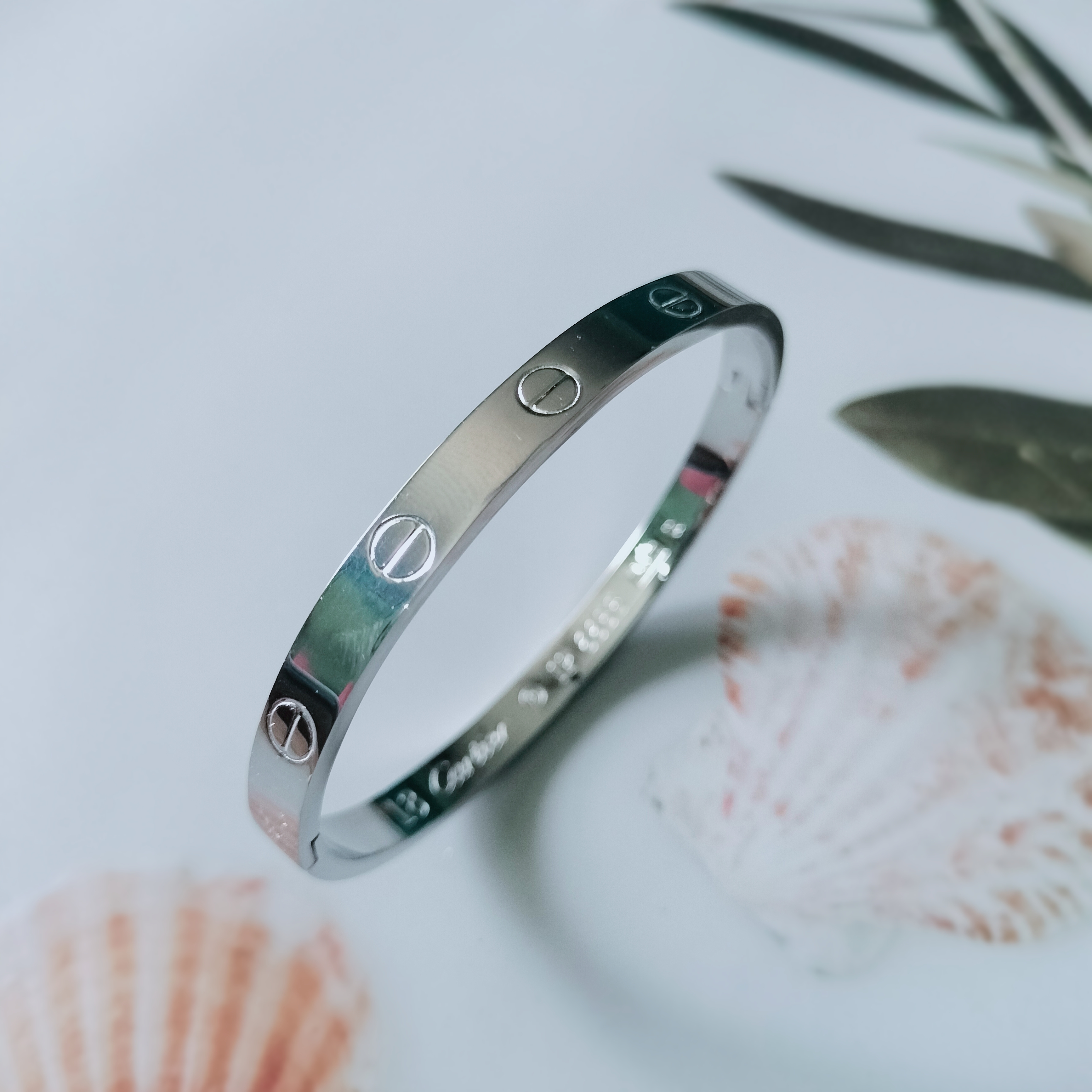 Antitarnish stainless steel Silver carteir