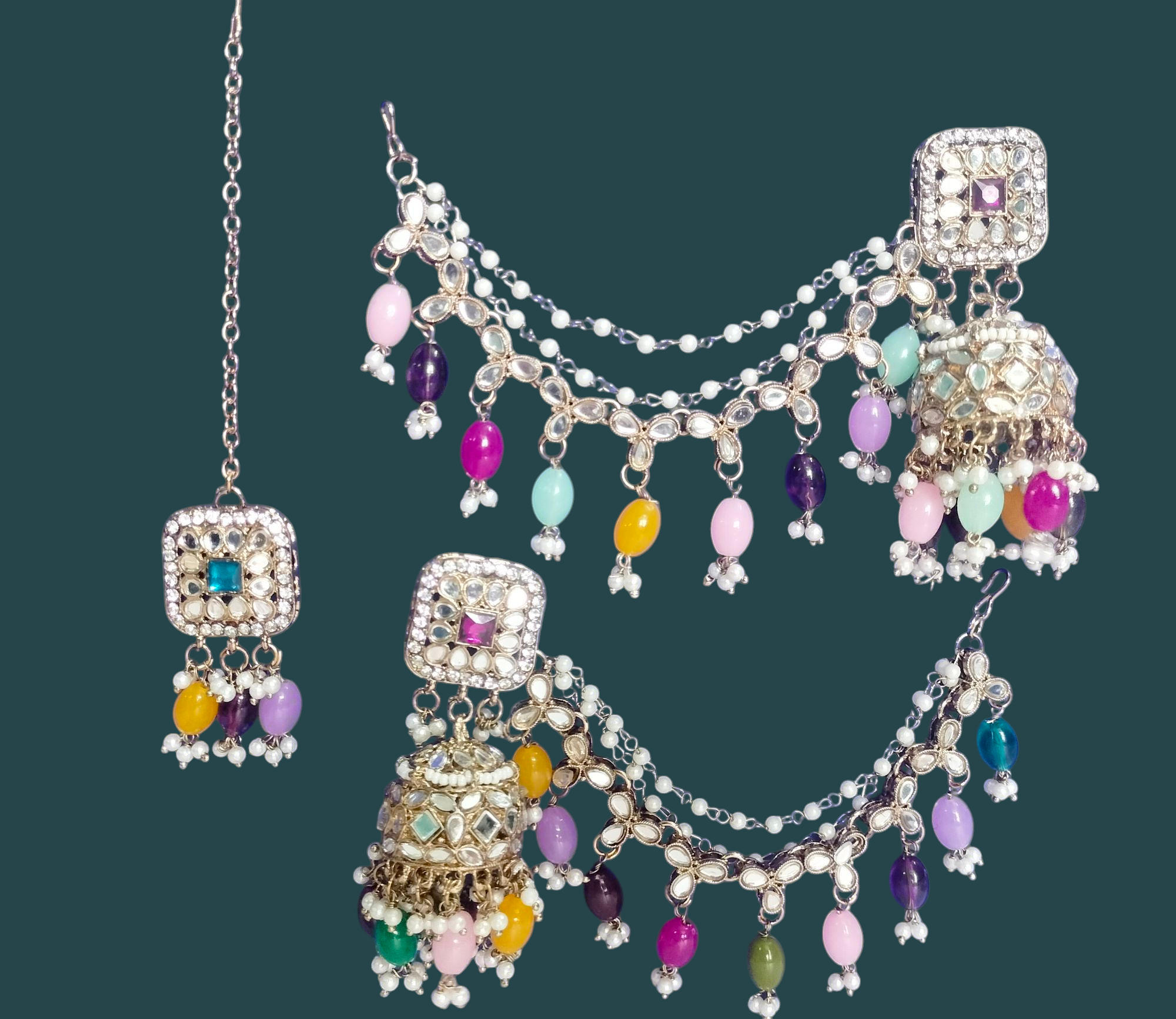 Traditional Indian sahara earings