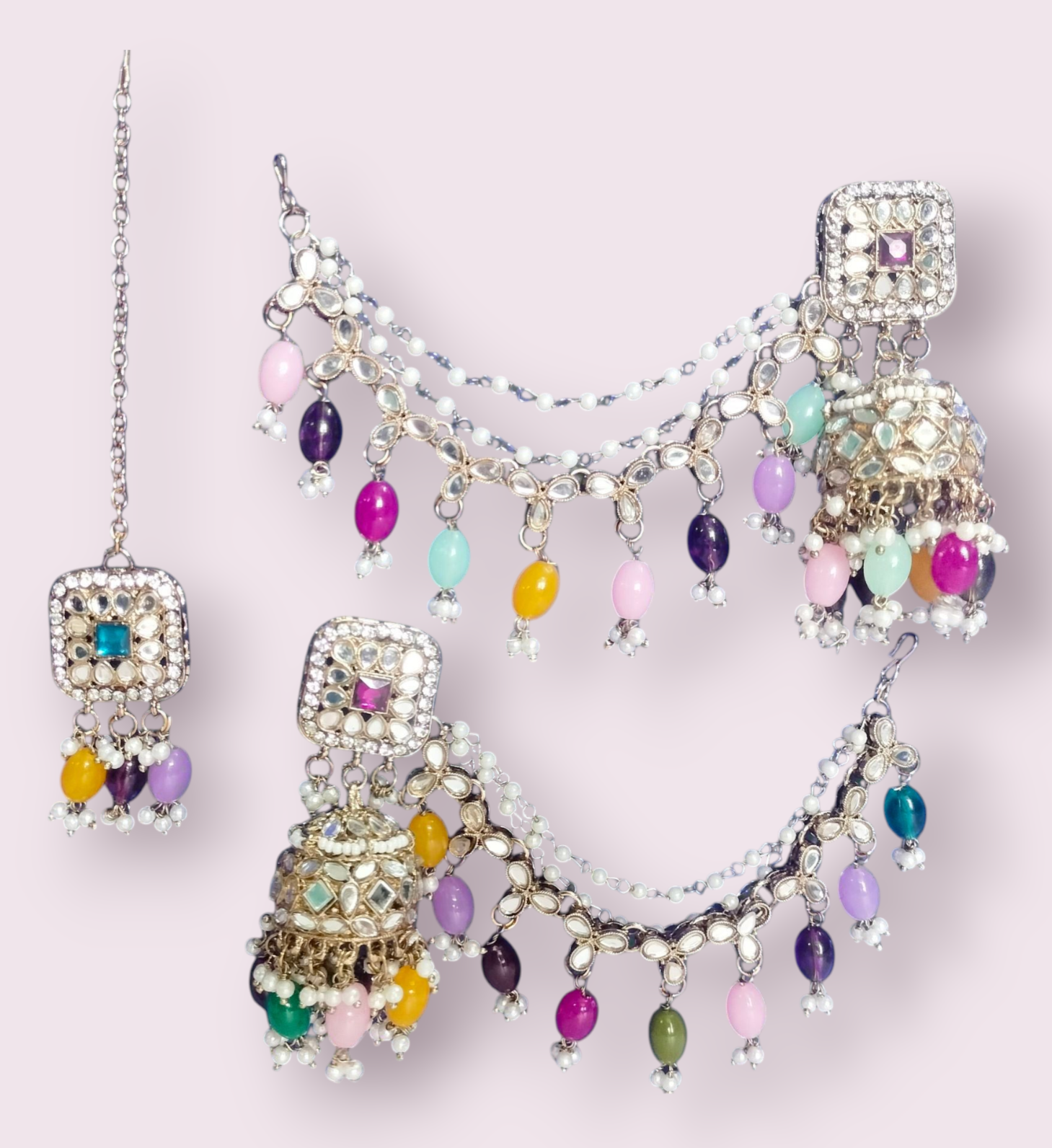 Traditional Indian sahara earings