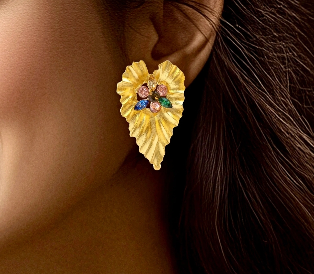 Anti-Tarnish multicolor crystals Earring