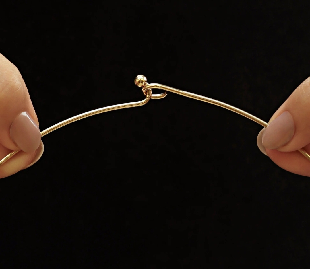 Anri-Tarnish Gold Heart Necklace